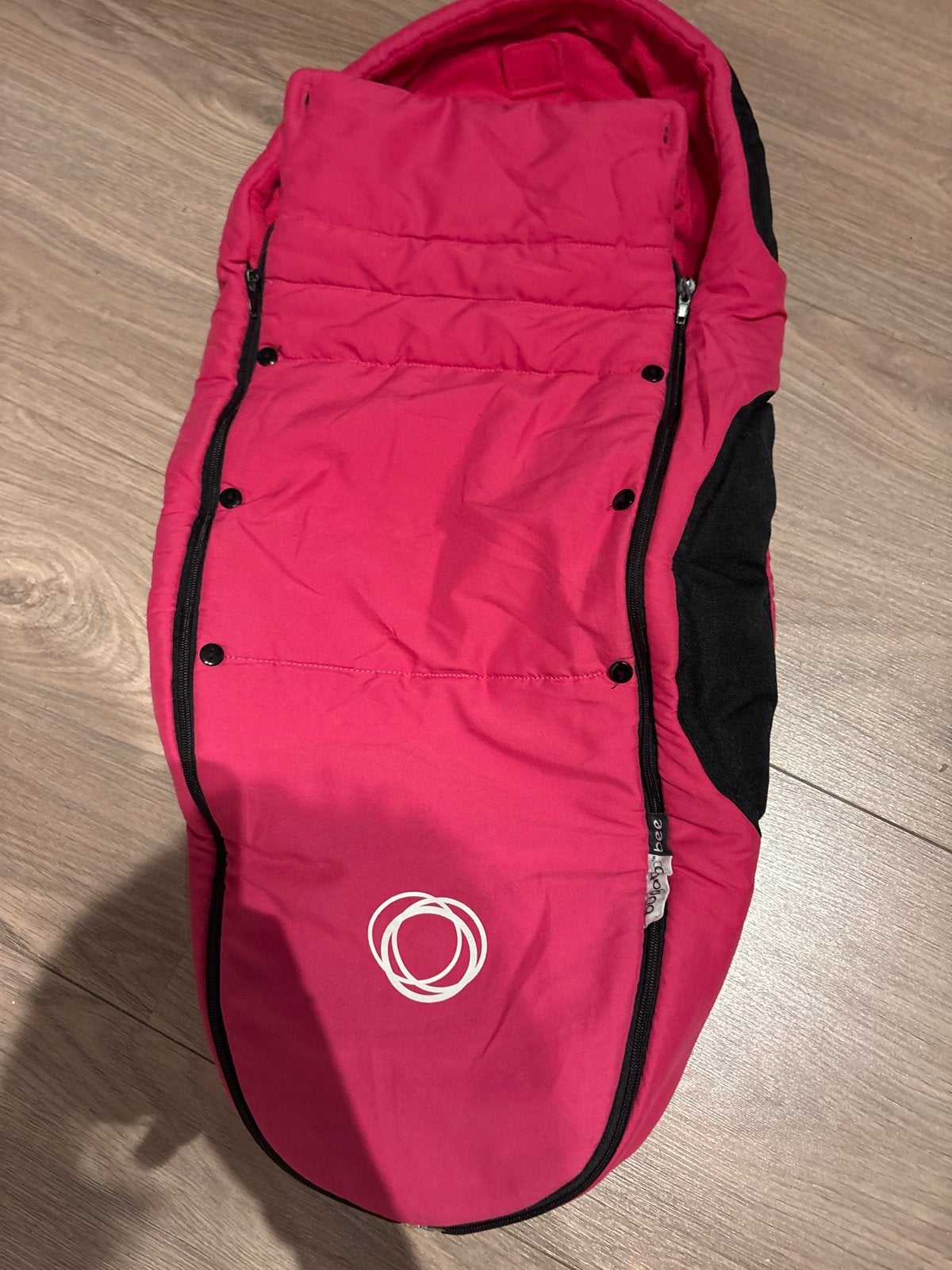 Bugaboo voetenzak roze voor kinderwagen/buggy, Kinderen en Baby's, Kinderwagens en Combinaties, Ophalen, Gebruikt, Kinderwagen