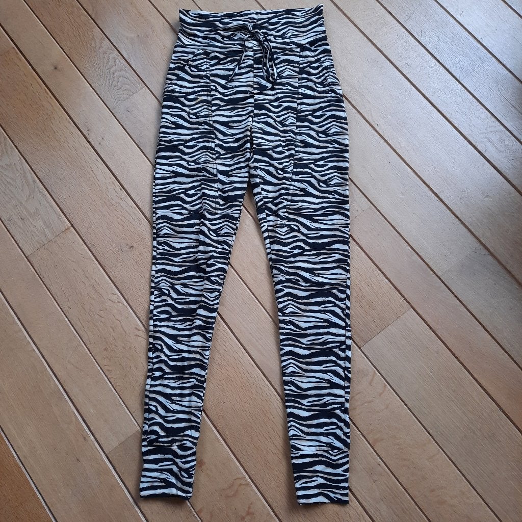 G-MAXX travel broek beige bruin zebrastrepen maat S - nieuw, Maat 38/40 (M), Beige, Nieuw, Ophalen of Verzenden