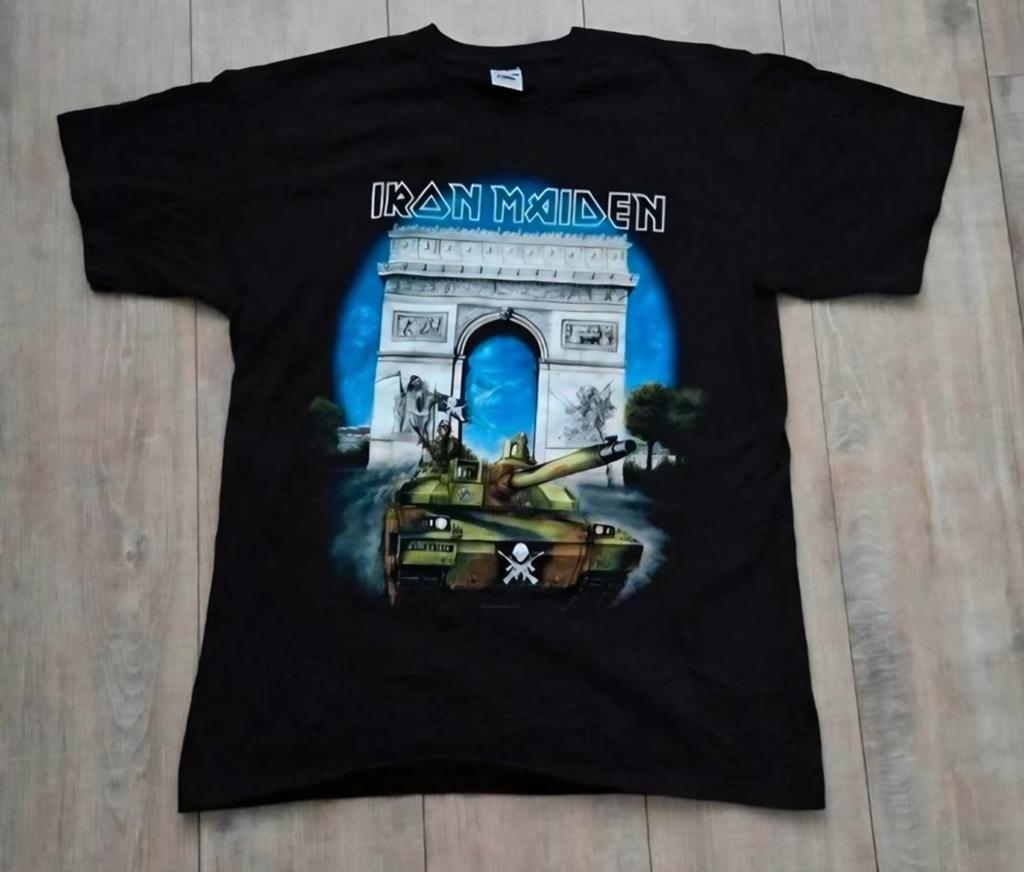 2006 Iron Maiden MOLAD Paris event shirt L Metal Metallica, Maat 52/54 (L), Zwart, Ophalen of Verzenden, Zo goed als nieuw