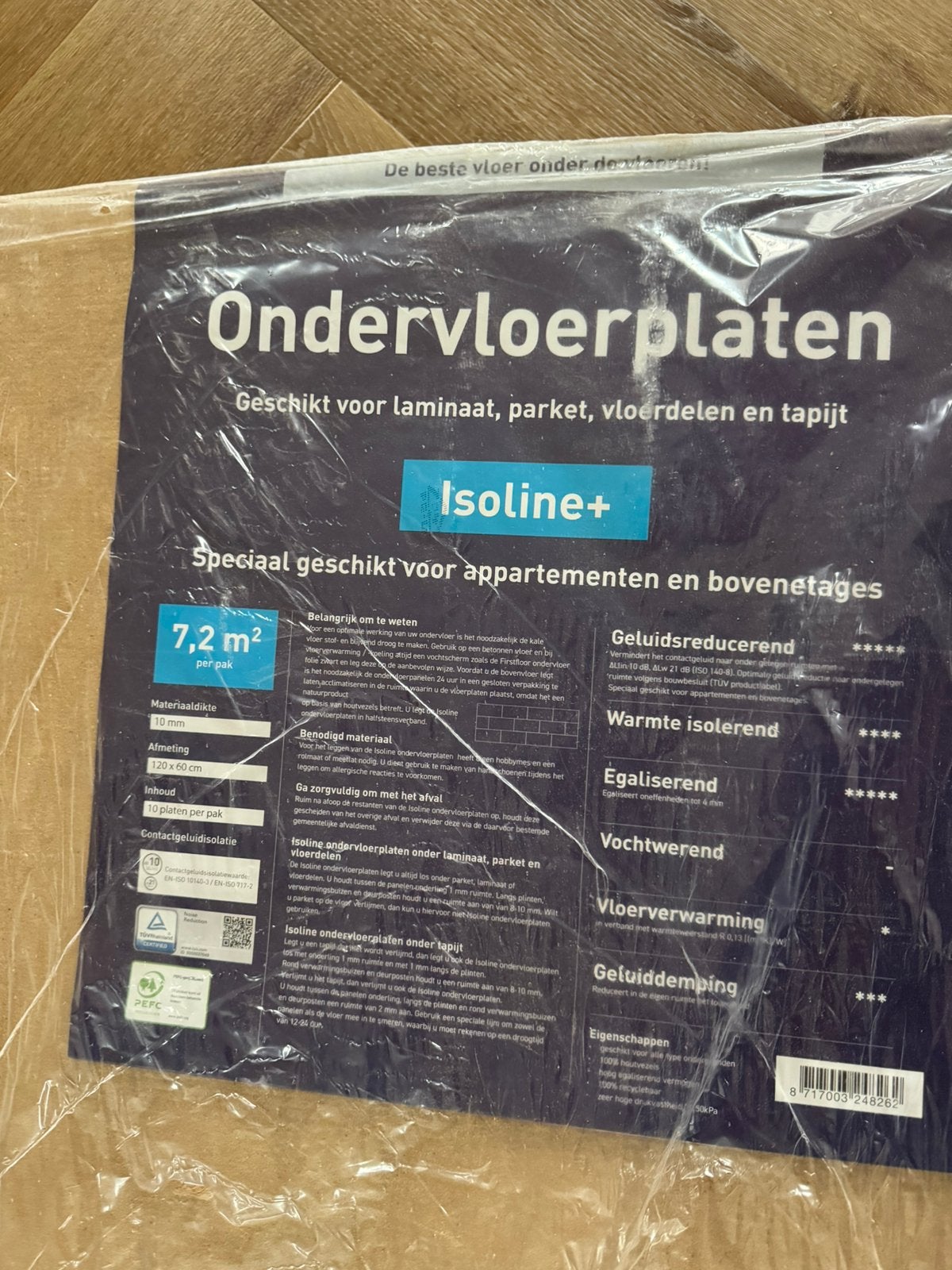 Isoline+ ondervloerplaten, Ophalen, Overige materialen, 30 cm of meer, 50 tot 150 cm