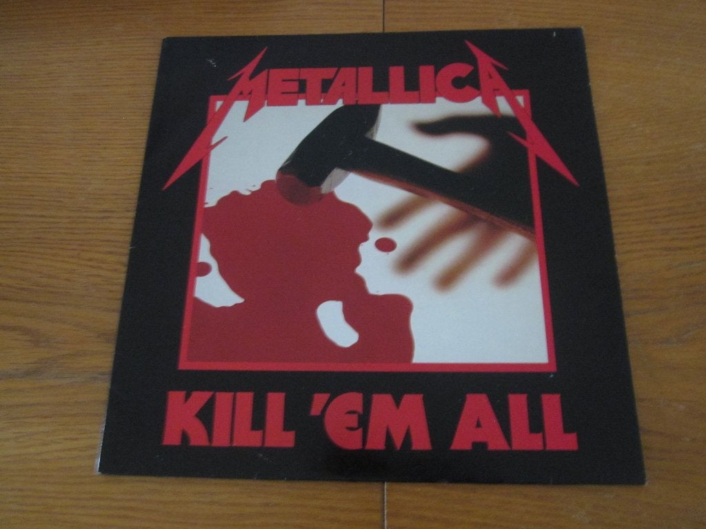 Metallica - Kill 'Em All 1983 Roadrunner Records RR 9902 LP, Beschermende buitenhoes, Ophalen of Verzenden, Gebruikt, Heavy metal