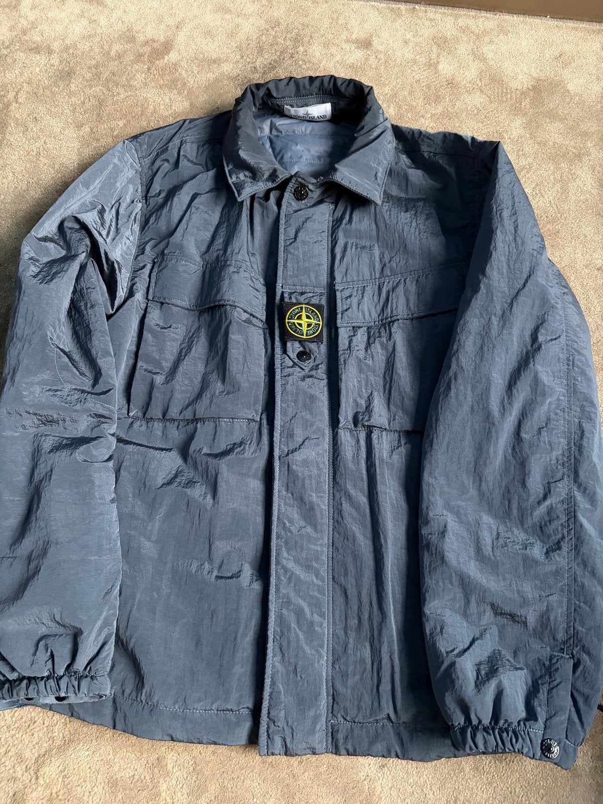 Stone Island Metal Jacket - Maat M, Ophalen of Verzenden, Zo goed als nieuw, Grijs