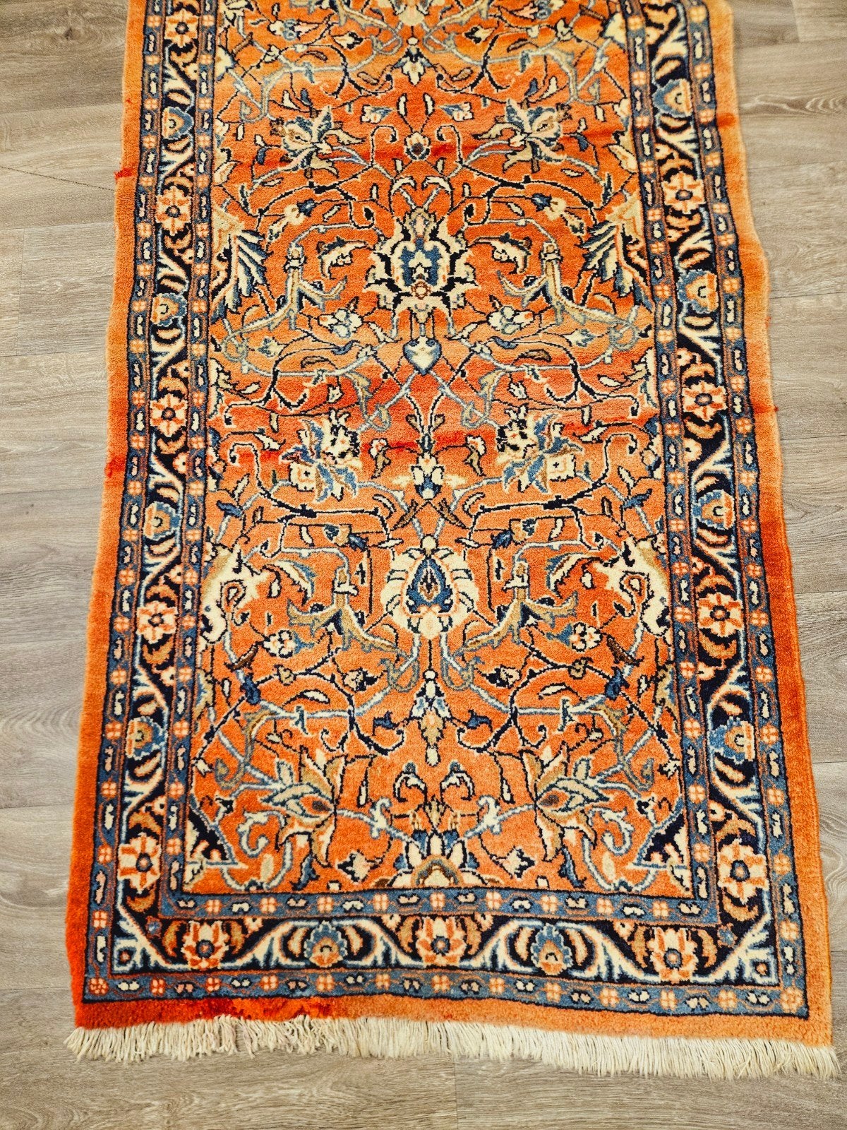 Perzisch Handgeknoopte Loper. Prachtige kleuren en patronen!, Verzenden, Perzisch, 200 cm of meer, 50 tot 100 cm