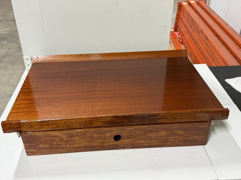 Kaartentafel / tafel boot 76 x 47 cm, Ophalen of Verzenden, Gebruikt, Interieur en Kussens