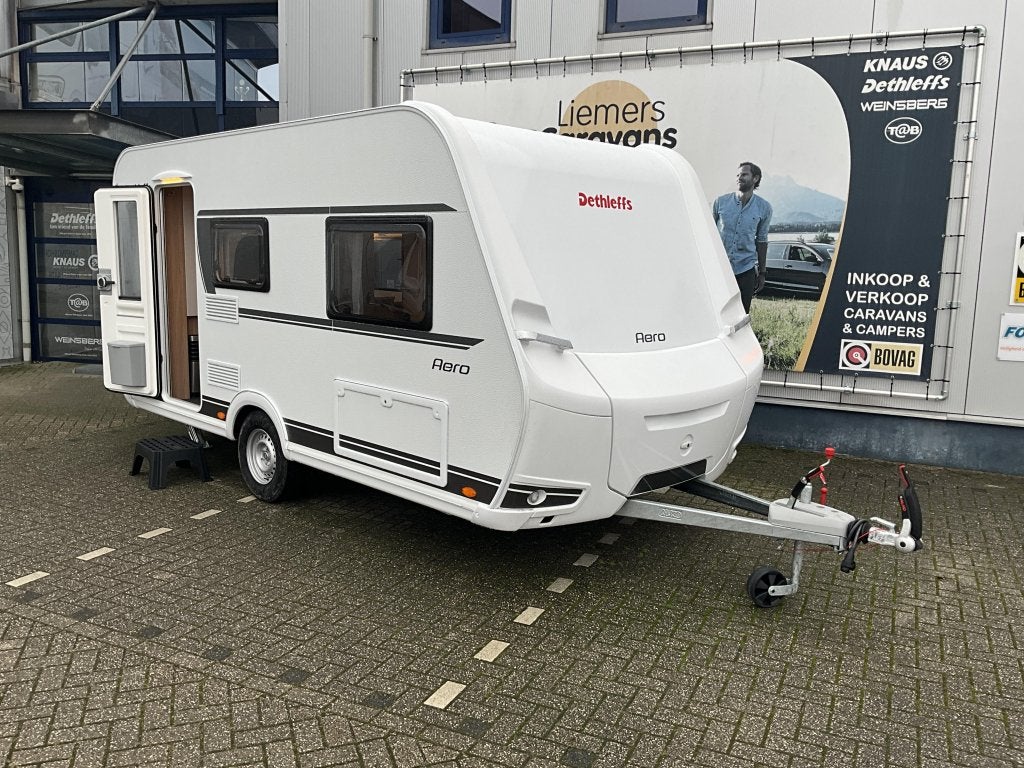 Dethleffs Aero 410 QS MOVER-LUIFEL-FIETSENDRGR, Caravans en Kamperen, Bedrijf, Treinzit, Tot en met 3, Dethleffs