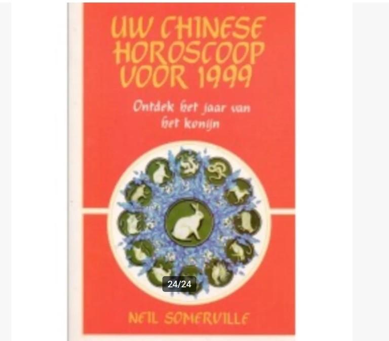 Uw chinese horoscoop voor 1999 en nog andere boeken Studie,, Boeken, Ophalen of Verzenden, Zo goed als nieuw, Overige onderwerpen