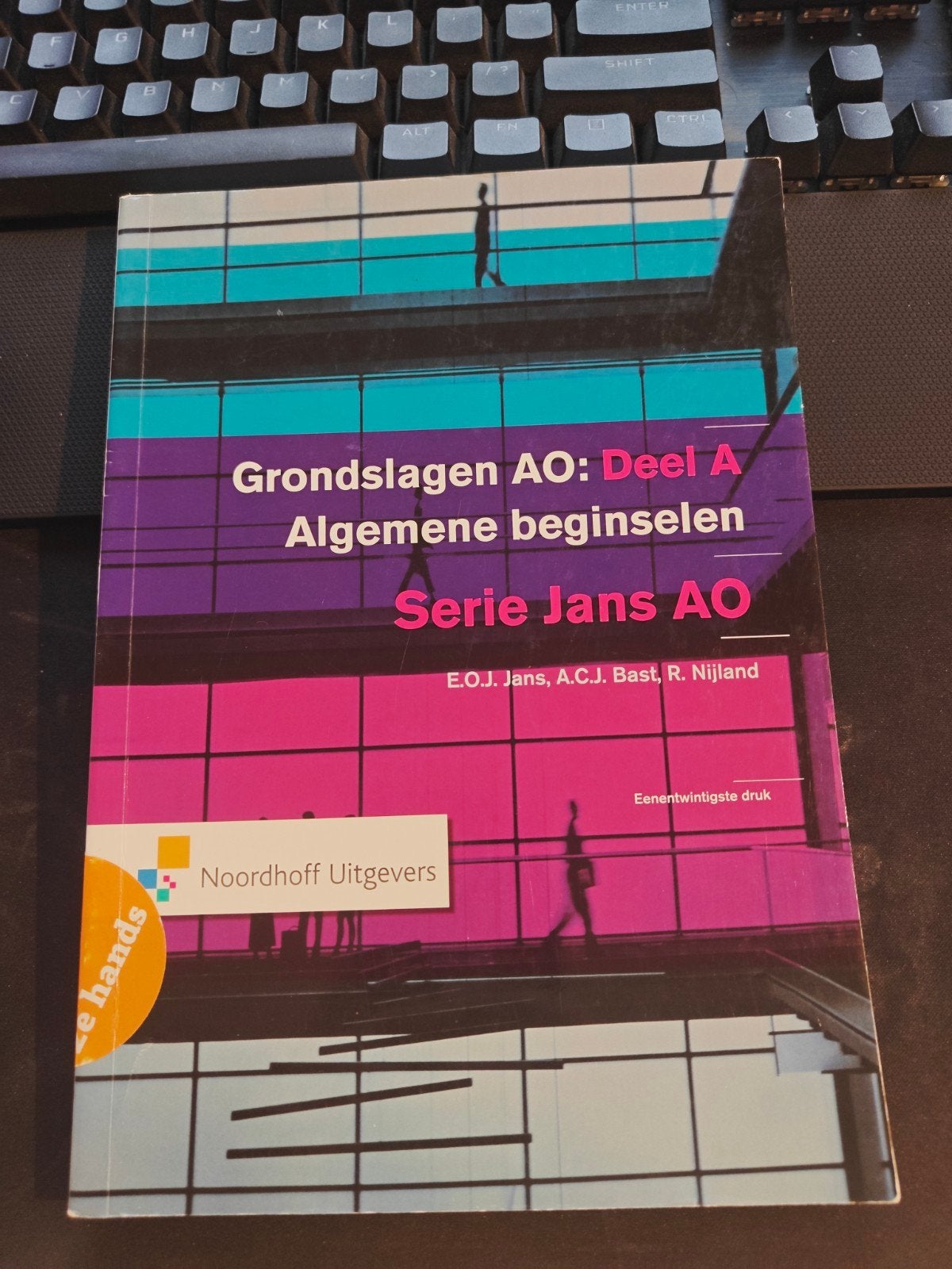Grondslagen AO: Deel A Algemene beginselen - Serie Jans AO, Boeken, E.O.J. Jans, A.C.J. Bast, R. Nijland, Zo goed als nieuw, Gamma