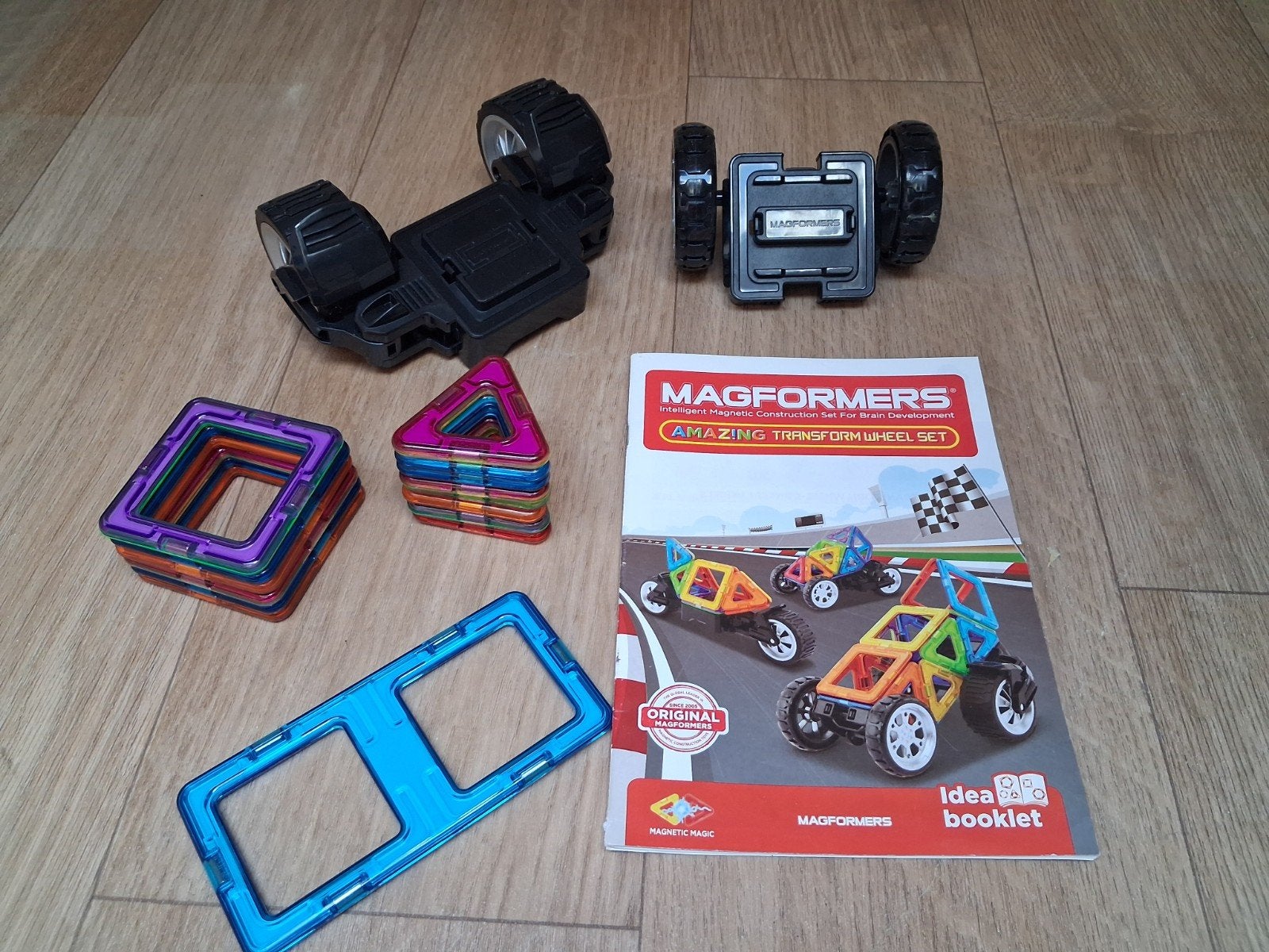 Magformers Amazing Transform Wheel Set met extra vormen, Ophalen of Verzenden, Gebruikt, Overige merken