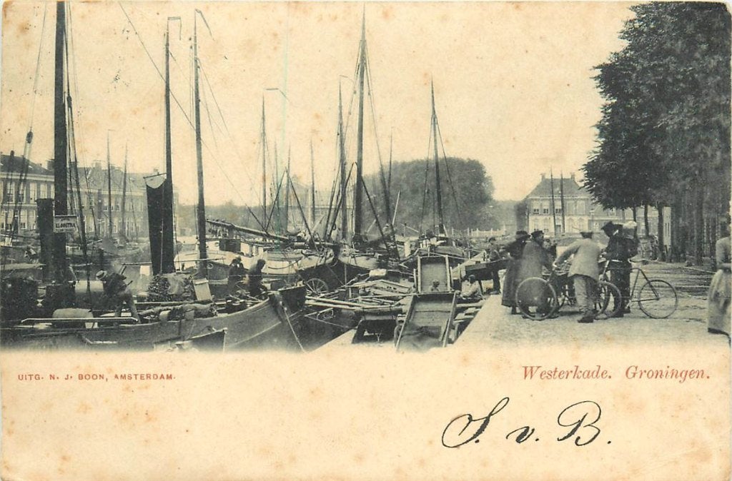 701-020-003 Groningen Westerhaven, Verzenden, Voor 1920, Groningen