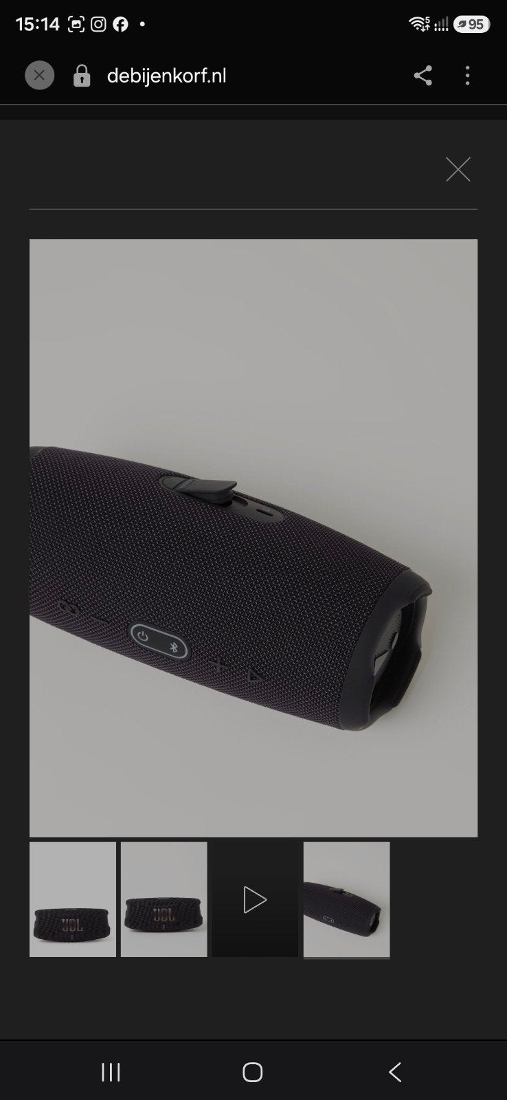 JBL Charge 5 Draagbare Bluetooth Speaker - ZGAN, Audio, Tv en Foto, Bluetooth, JBL, Ophalen of Verzenden, Zo goed als nieuw