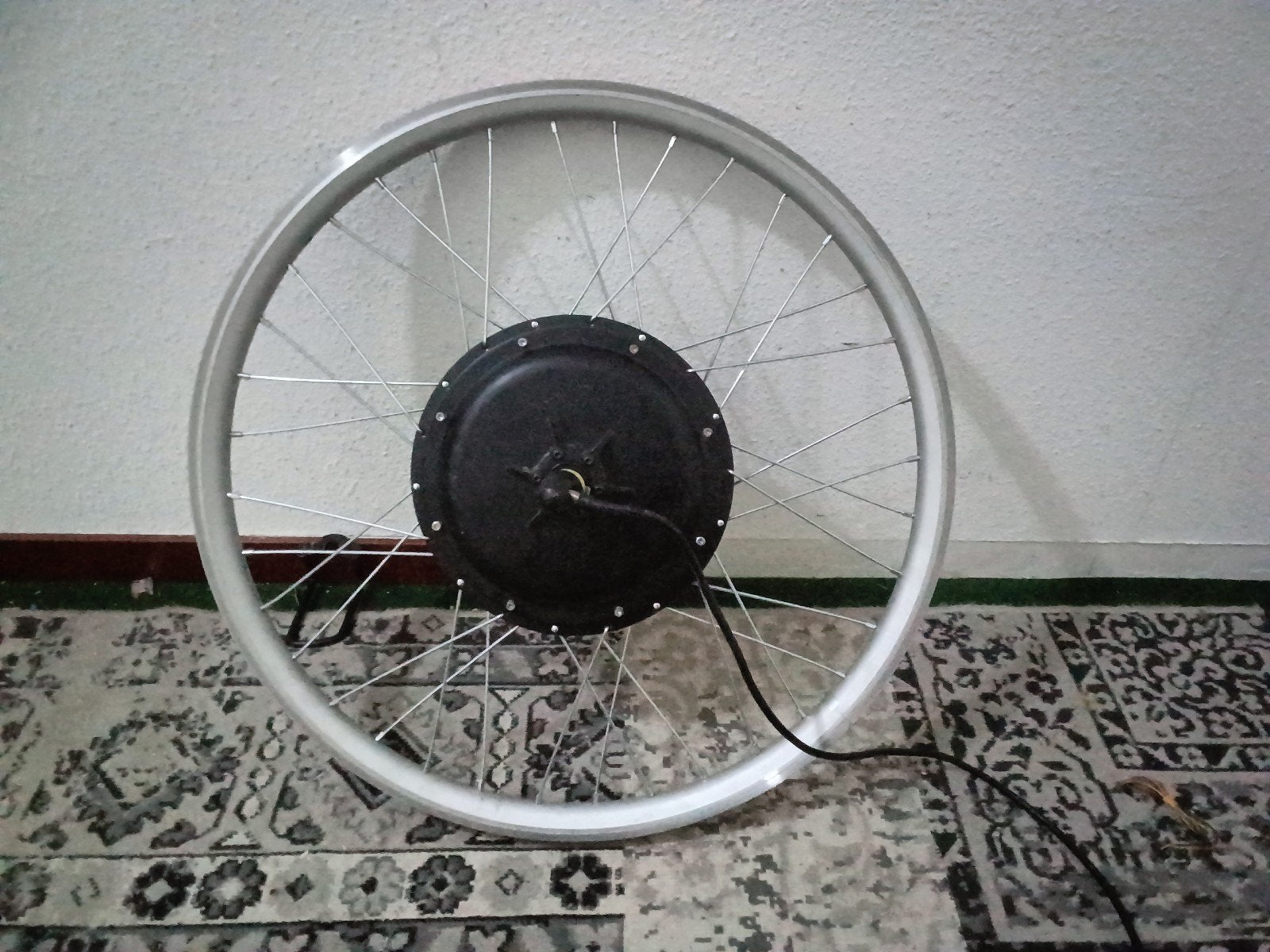 Elektrische fiets achterwiel met motor, Gebruikt, Onbekend, Ophalen of Verzenden, Aluminium