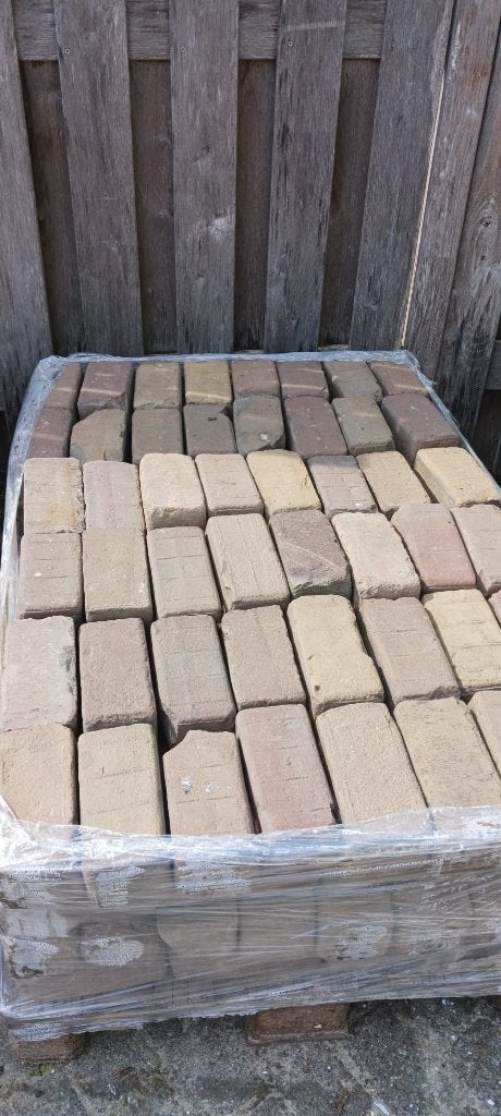 oude gebakken klinkers 23m2, Ophalen, Gebruikt, 10 m² of meer, Klinkers