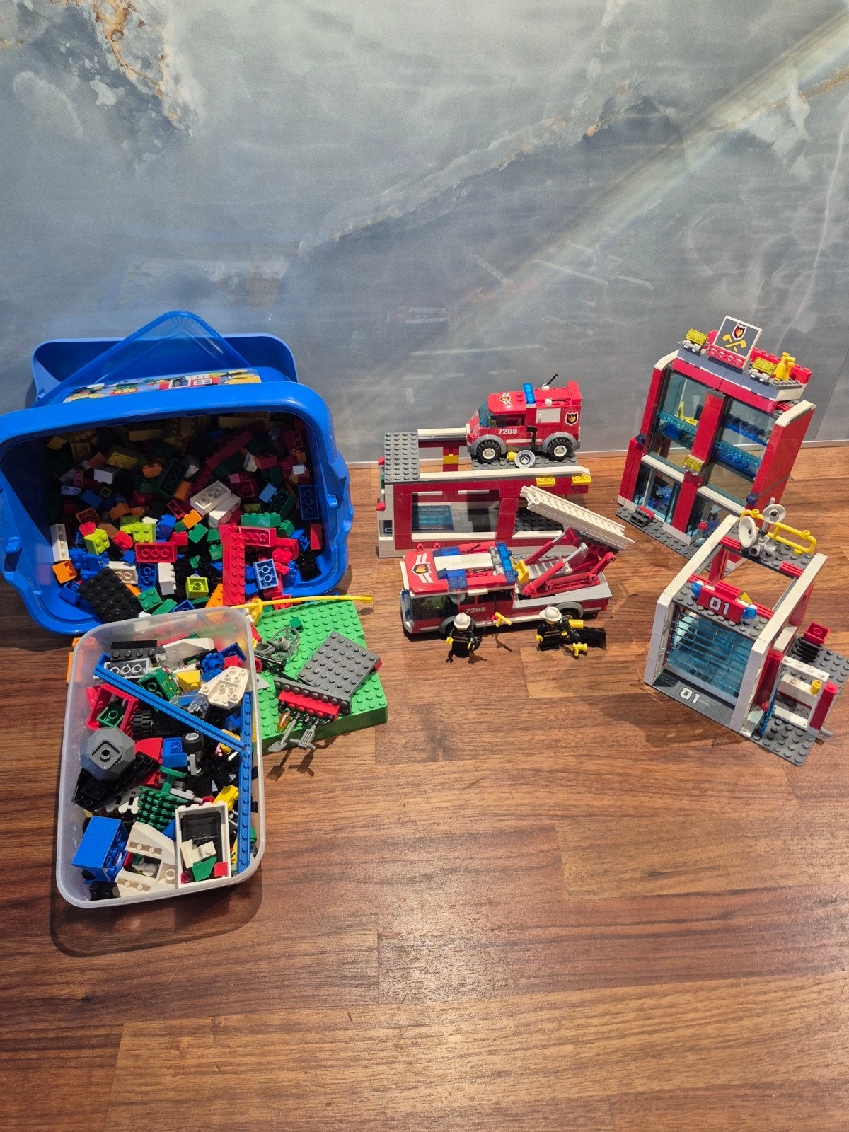 Grote partij Lego City brandweer en losse stenen, Kinderen en Baby's, Speelgoed | Duplo en Lego, Ophalen, Lego, Overige typen