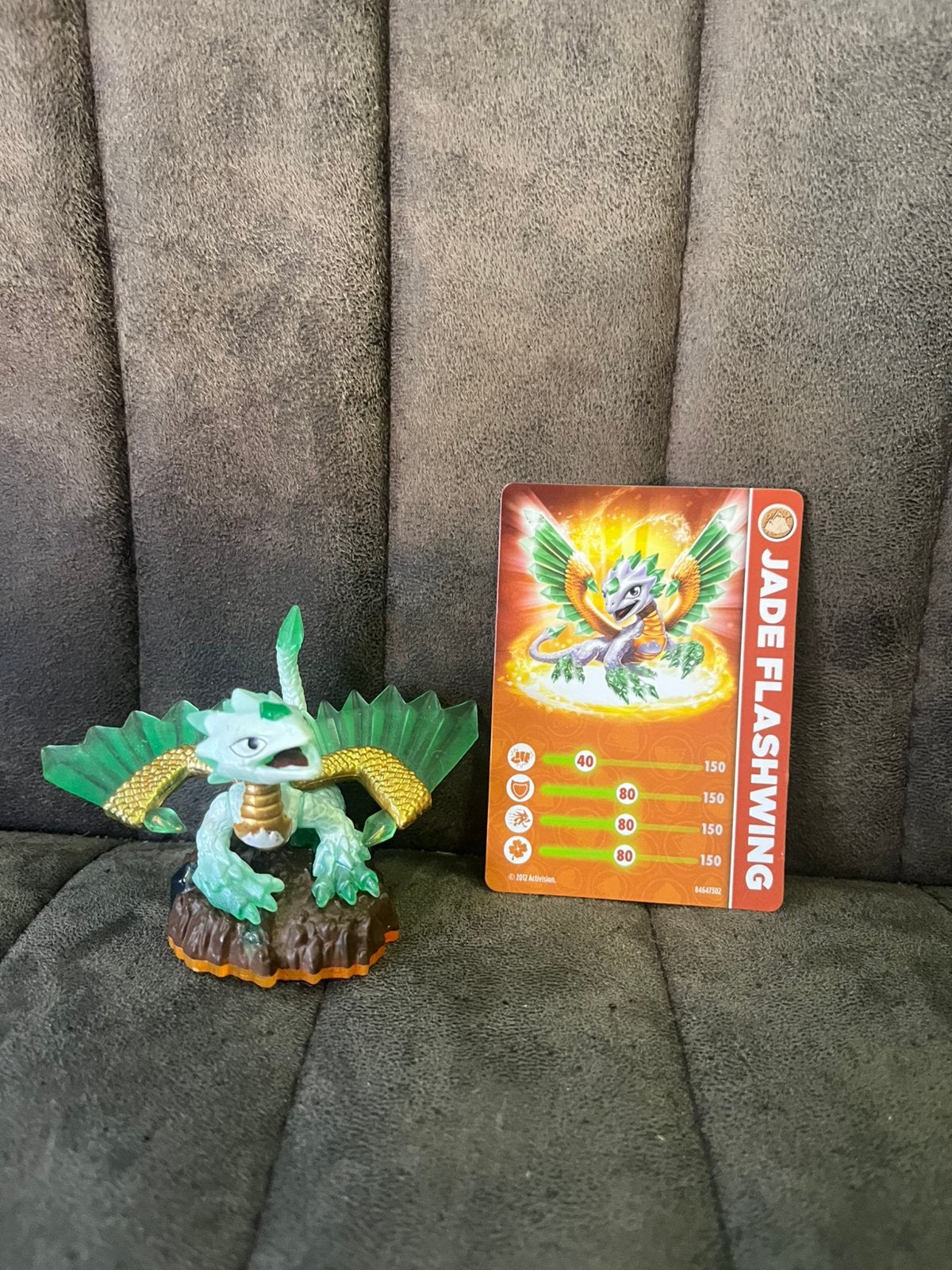 Jade Flashwing + card Skylanders Giants, Avontuur en Actie, 2 spelers, Ophalen of Verzenden, Zo goed als nieuw