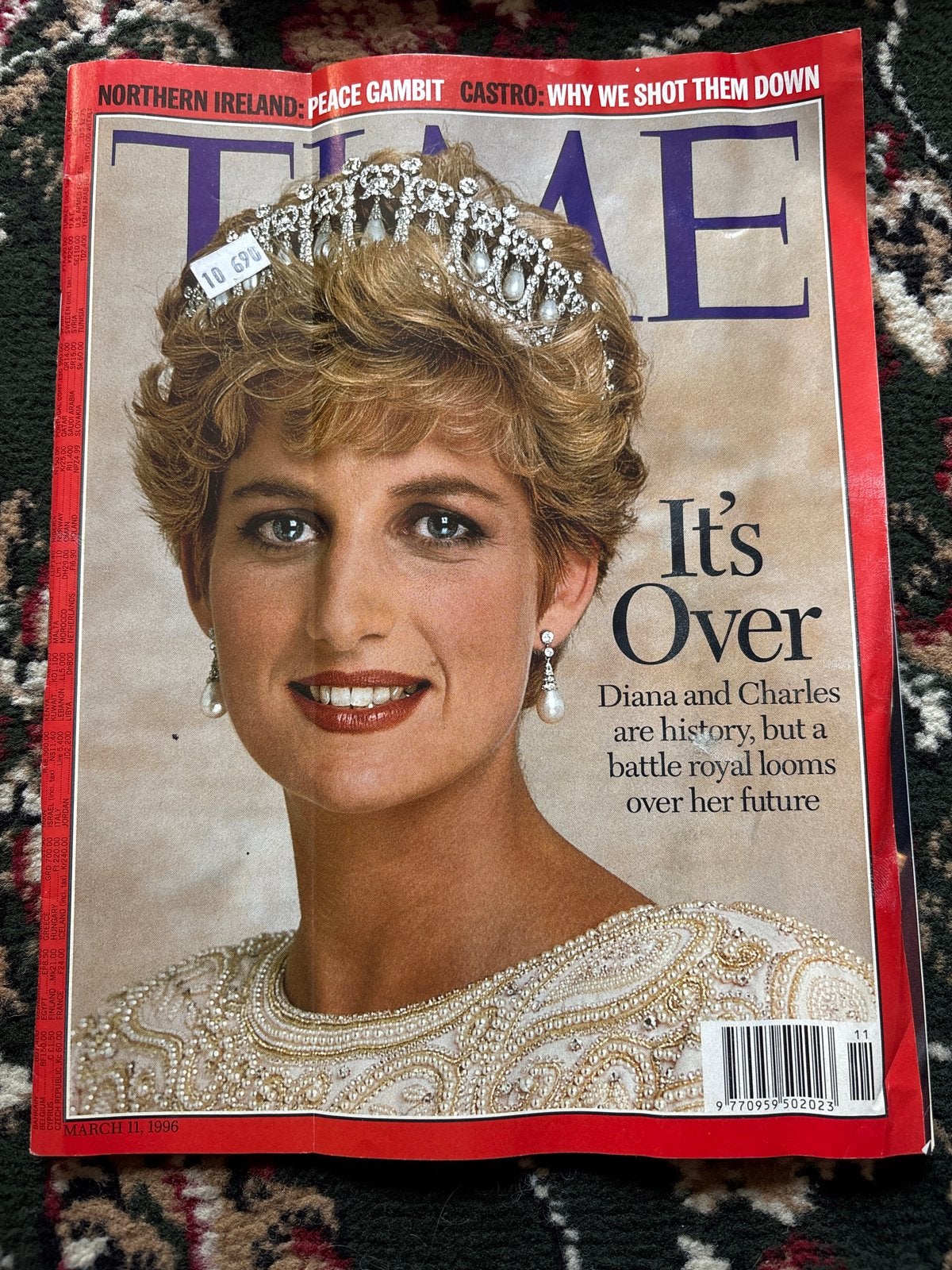 TIME Magazine - Prinses Diana 'It's Over' (Maart 1996), Boeken, Tijdschriften en Kranten, Ophalen of Verzenden, Gelezen, Overige typen