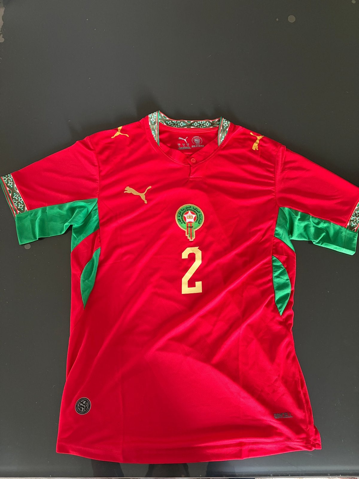 Marokko Hakimi #2 WK voetbalshirt, Maat L, Verzenden, Nieuw, Shirt