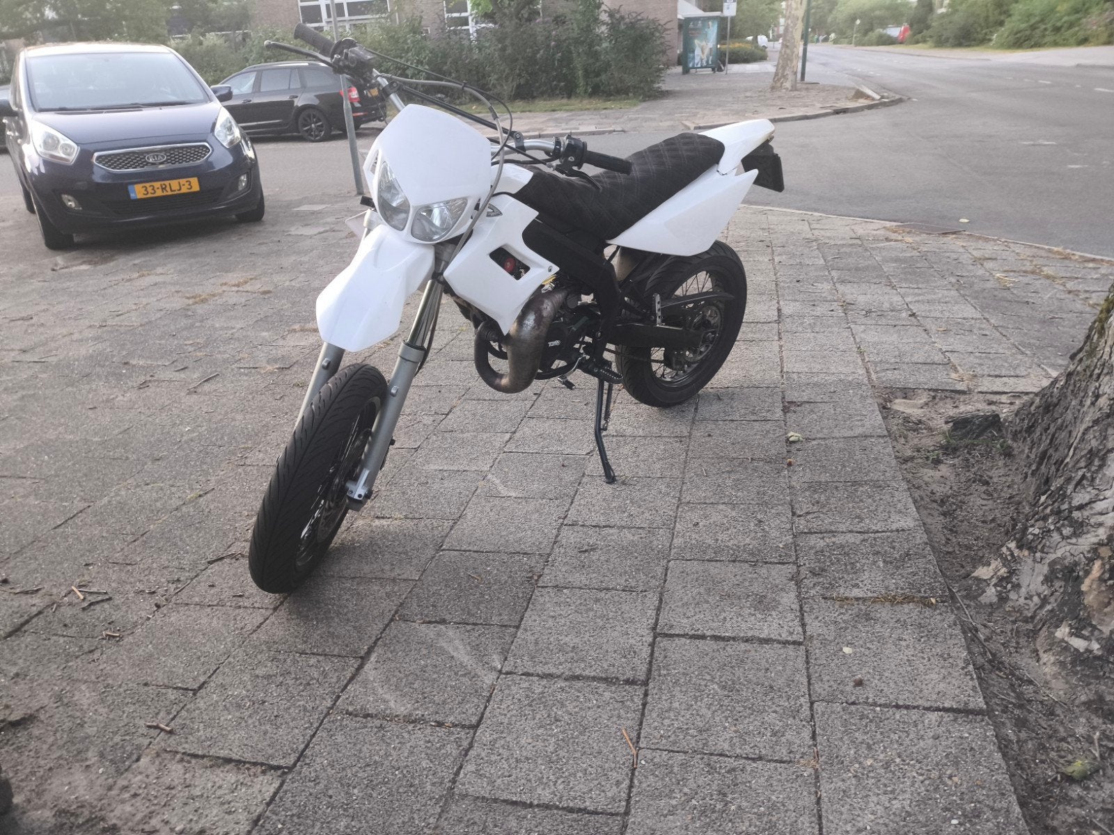 Derbi Senda SM 2007 - Gereviseerd Blok- met een 80 cc upg., Fietsen en Brommers, Ophalen, 6 versnellingen, Gebruikt, Maximaal 45 km/u