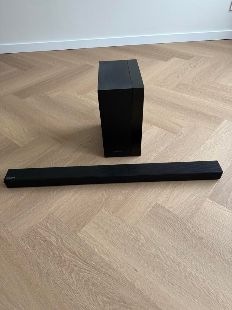 Samsung HW-K450 Soundbar met draadloze subwoofer, Ophalen, Met externe subwoofer, Zo goed als nieuw