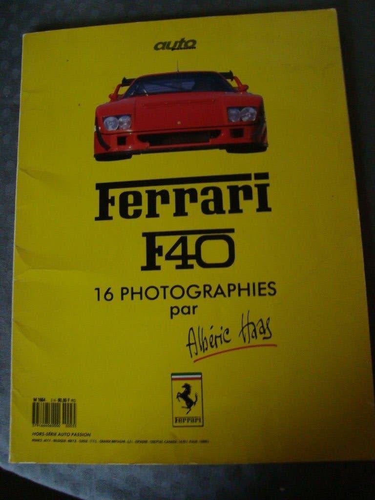Ferrari f40/ 16 platen van 40-30 cm, Verzamelen, Ophalen of Verzenden, Nieuw, Auto's