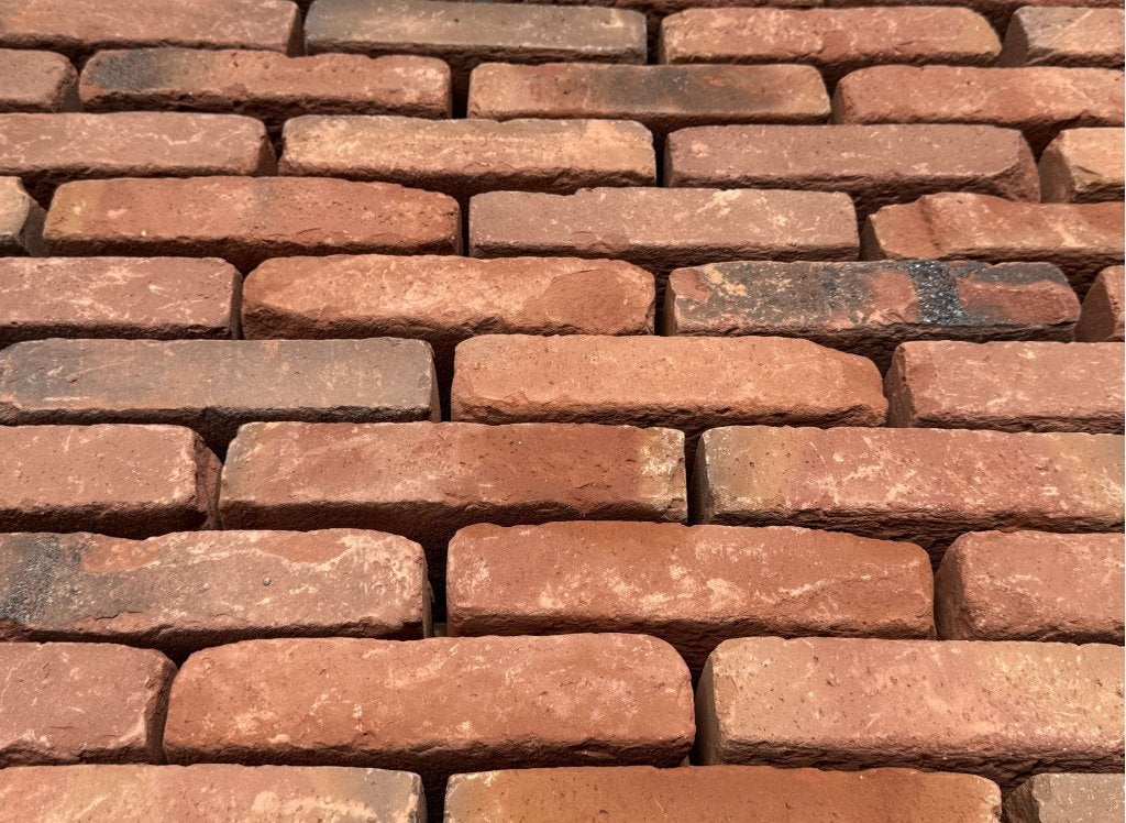 € 0,49 per st metselstenen gevelstenen WF ws rood getrommeld, Doe-het-zelf en Verbouw, Metselstenen, Niet ingevuld, Verzenden