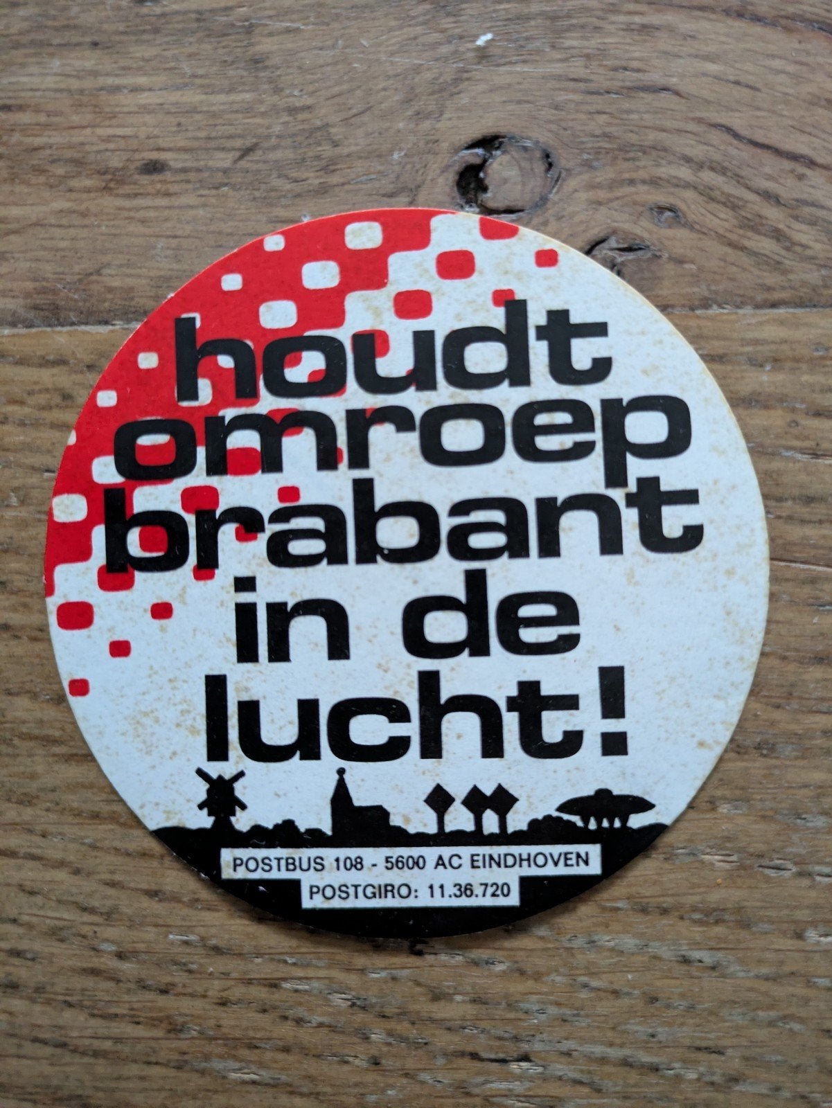 Sticker Omroep Brabant., Ophalen of Verzenden, Zo goed als nieuw