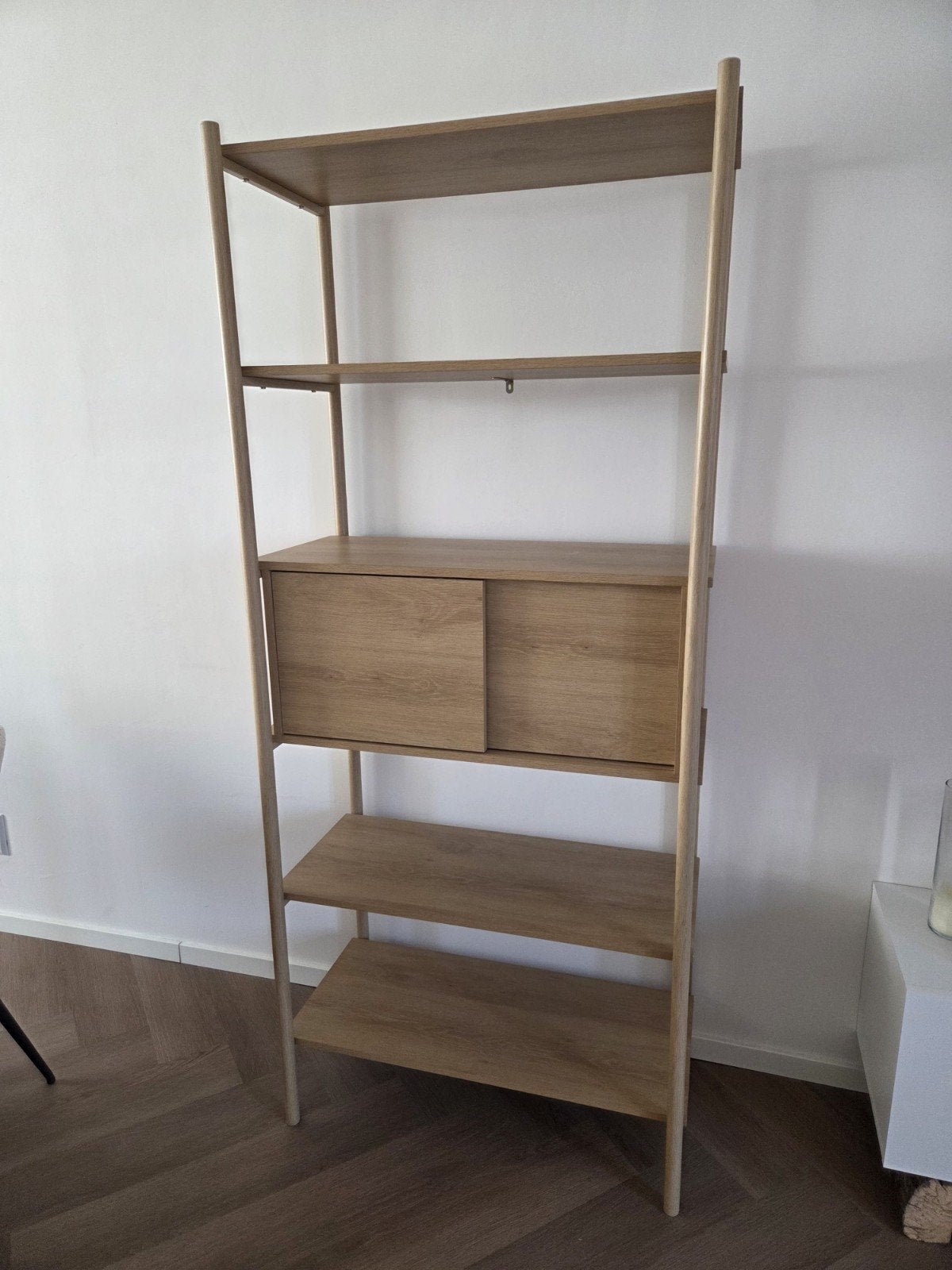 Jysk Lindved wandrek natural eikenkleur, Ophalen, Met deur(en), 50 tot 100 cm, 150 tot 200 cm
