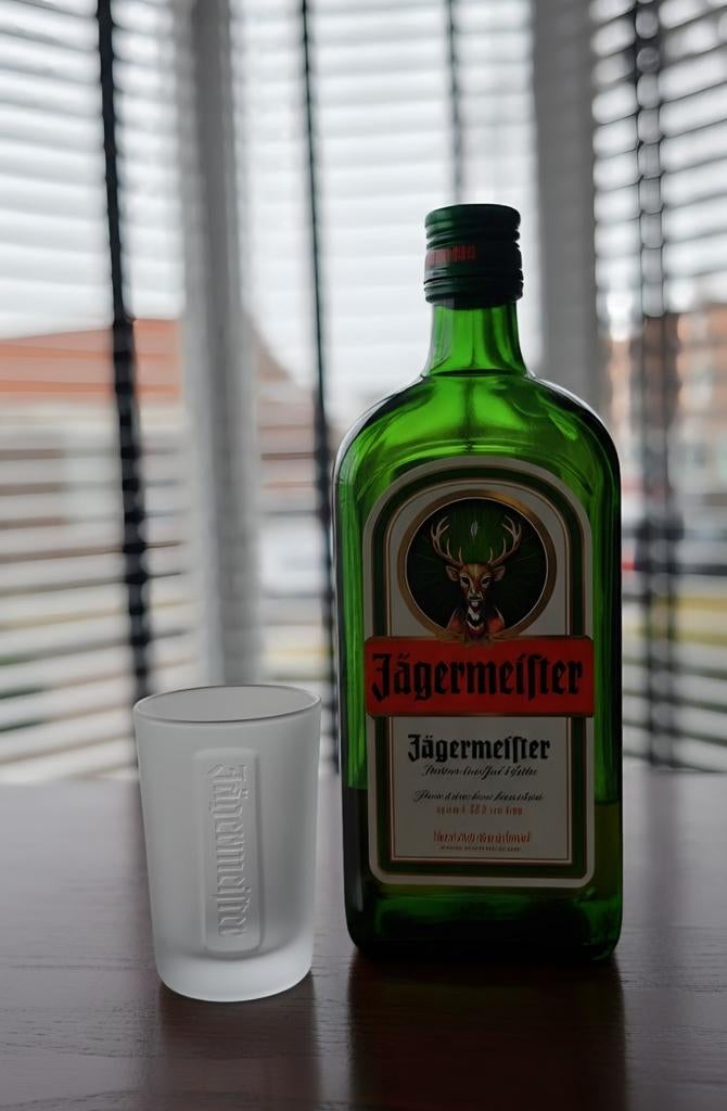Jägermeister frosted shotglaasjes NIEUW (nog 19 op voorraad), Ophalen of Verzenden, Nieuw, Borrel- of Shotglas