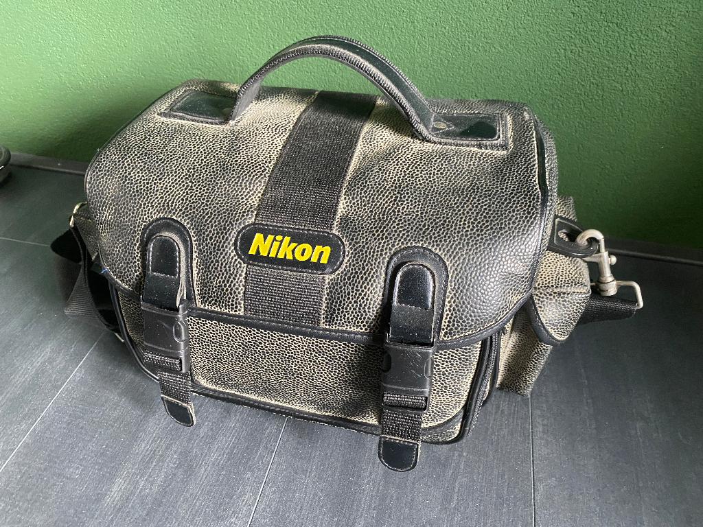 Nikon Fototas, Ophalen of Verzenden, Gebruikt, Schoudertas, Overige merken