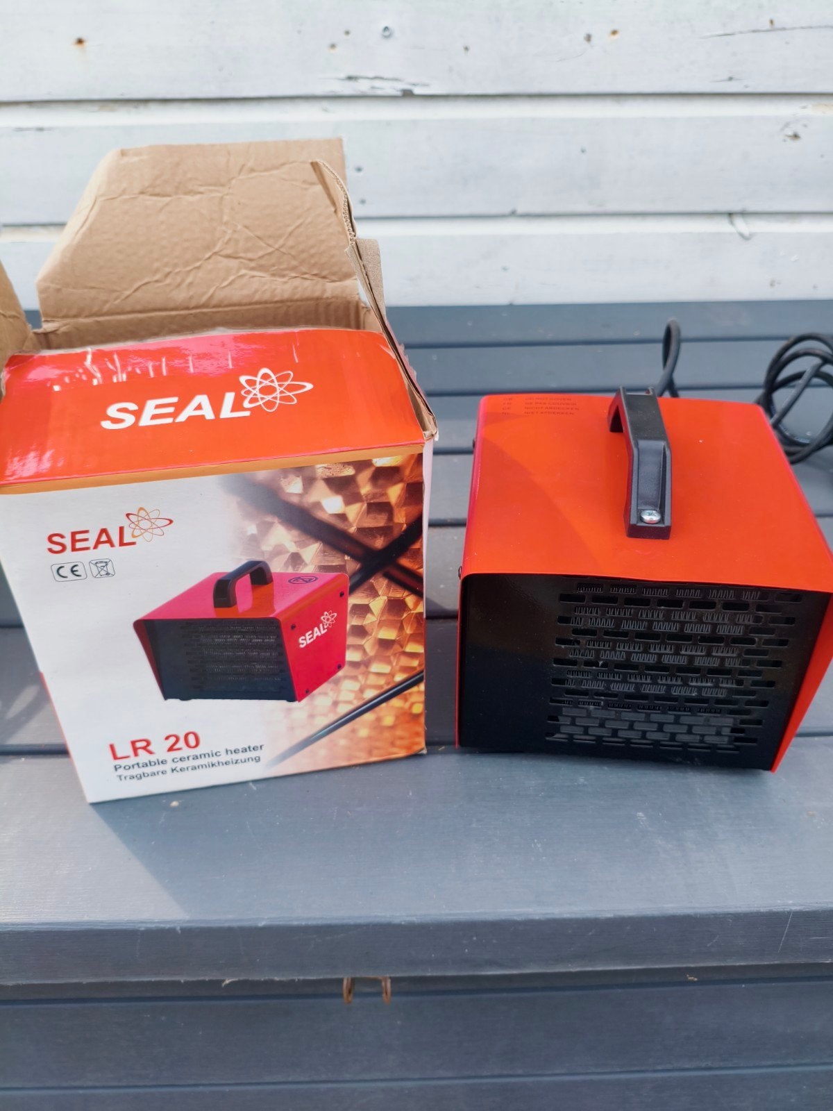 SEAL LR 20 Draagbare Keramische Heater - 1-2 kW, Minder dan 30 cm, Kachel, Minder dan 60 cm, Ophalen of Verzenden