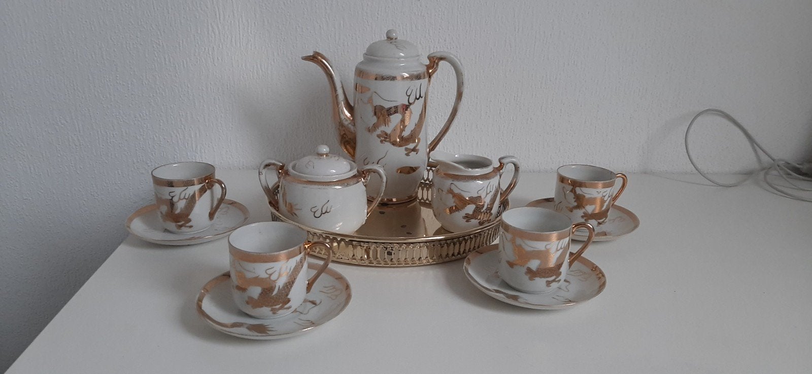 Antiek theeservies, Antiek en Kunst, Antiek | Servies compleet, Ophalen of Verzenden