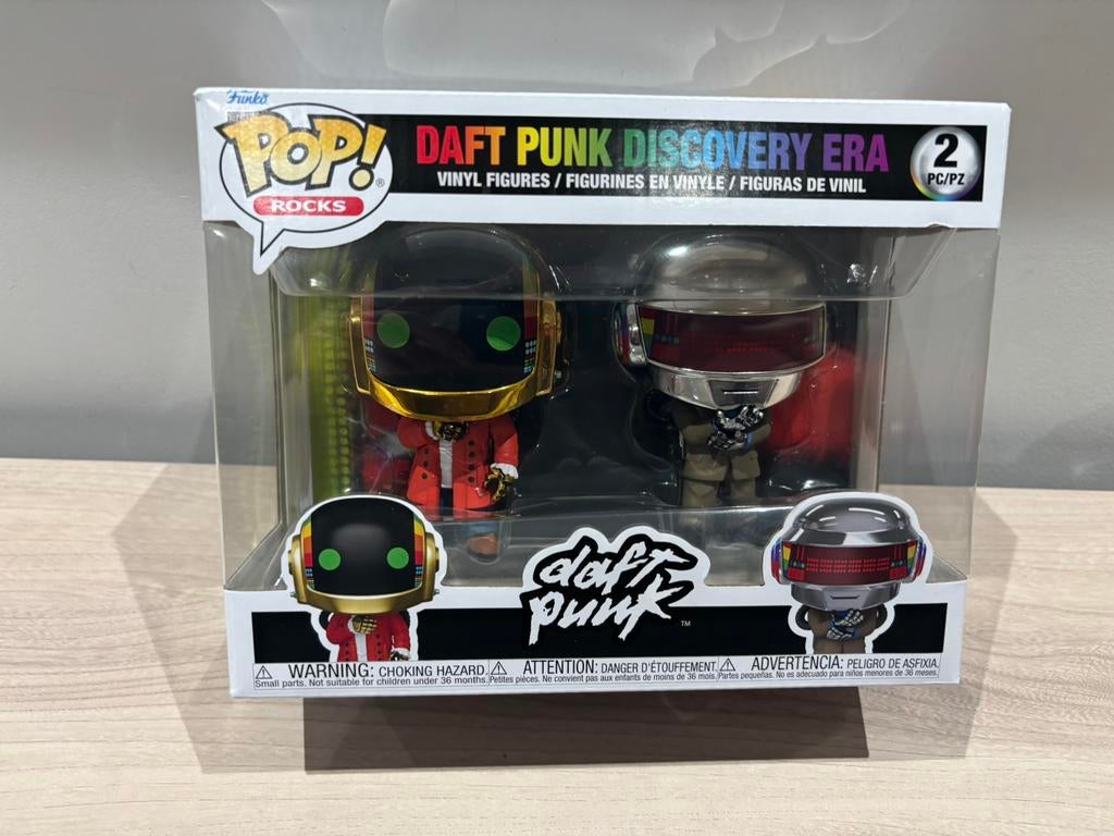 Funko Pop! Rocks Daft Punk Discovery Era 2-Pack Figures, Funko Europe, Ophalen of Verzenden, Zo goed als nieuw, 4th floor, 1 Queen Caroline St, London W6 9YN, Verenigd Koninkrijk