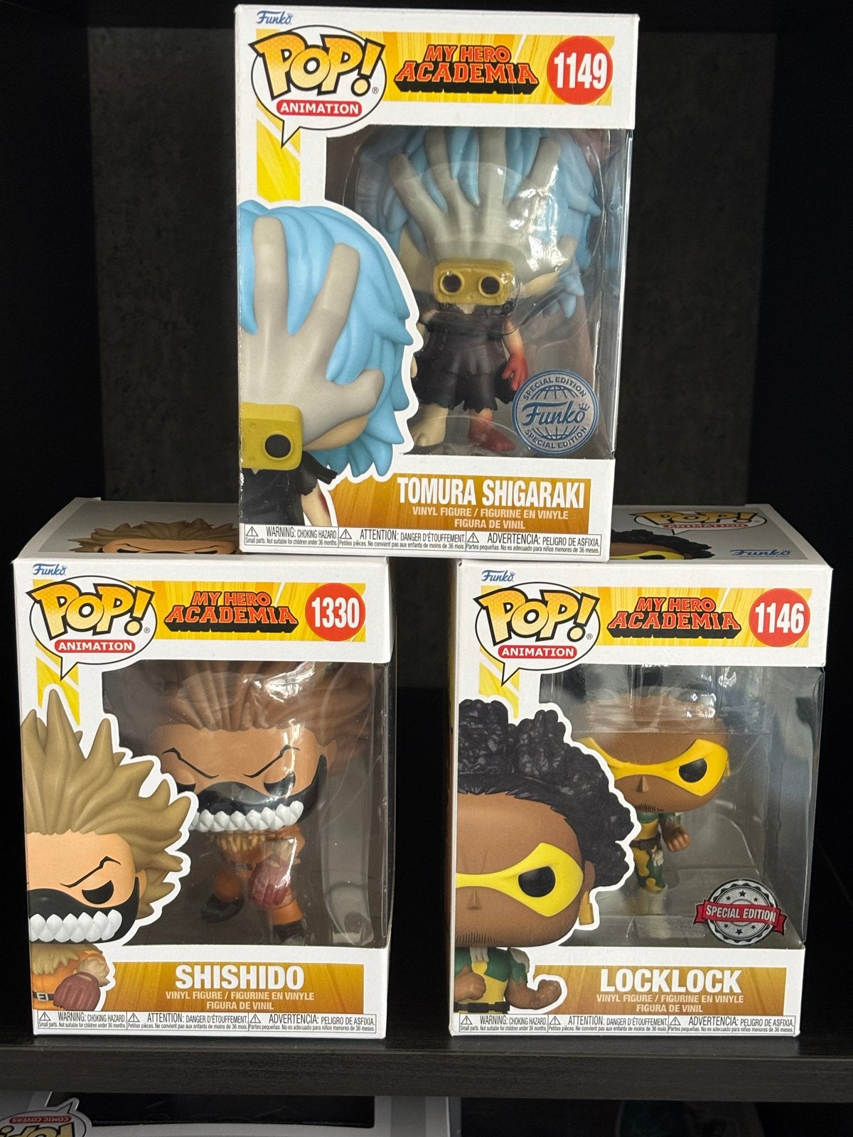 Funko Pop! My Hero Academia - Shigaraki, Shishido, Locklock, Ophalen of Verzenden, Nieuw