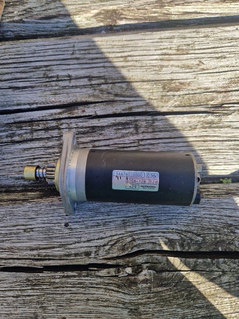 Startmotor, Ophalen, Gebruikt