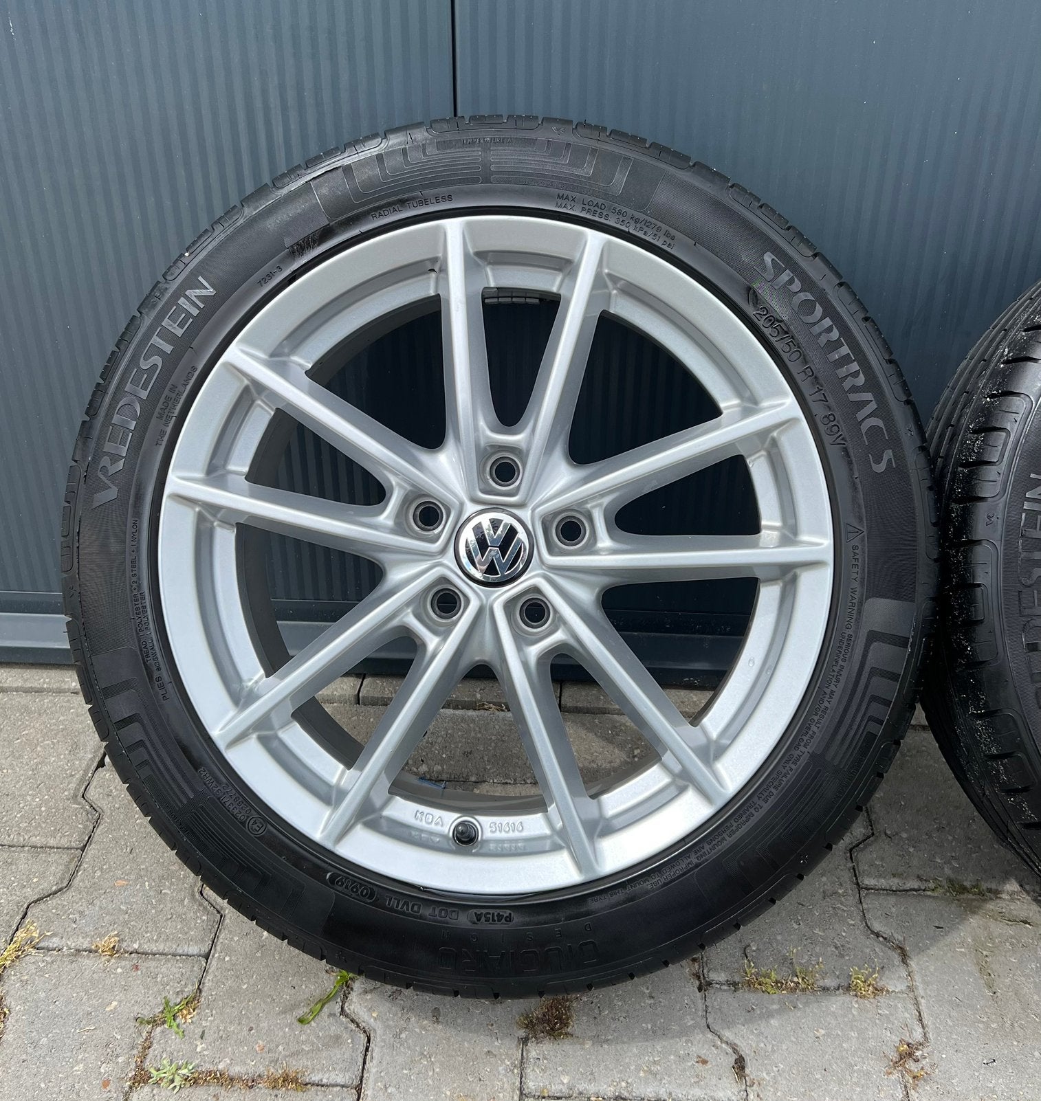 17 inch 5x112 velgen Volkswagen Golf 5 6 7 8 Caddy, Hooghwerff banden & velgen, Gebruikt, Velg(en), Jacob lemairestraat 26