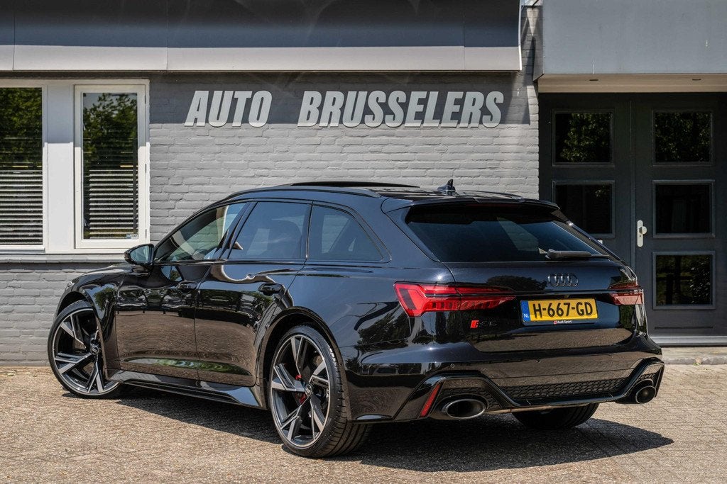 Audi RS6 Avant V8 TFSI quattro Dealer onderhouden Originele, Auto's, Audi, Automaat, Gebruikt, 600 pk, Leder