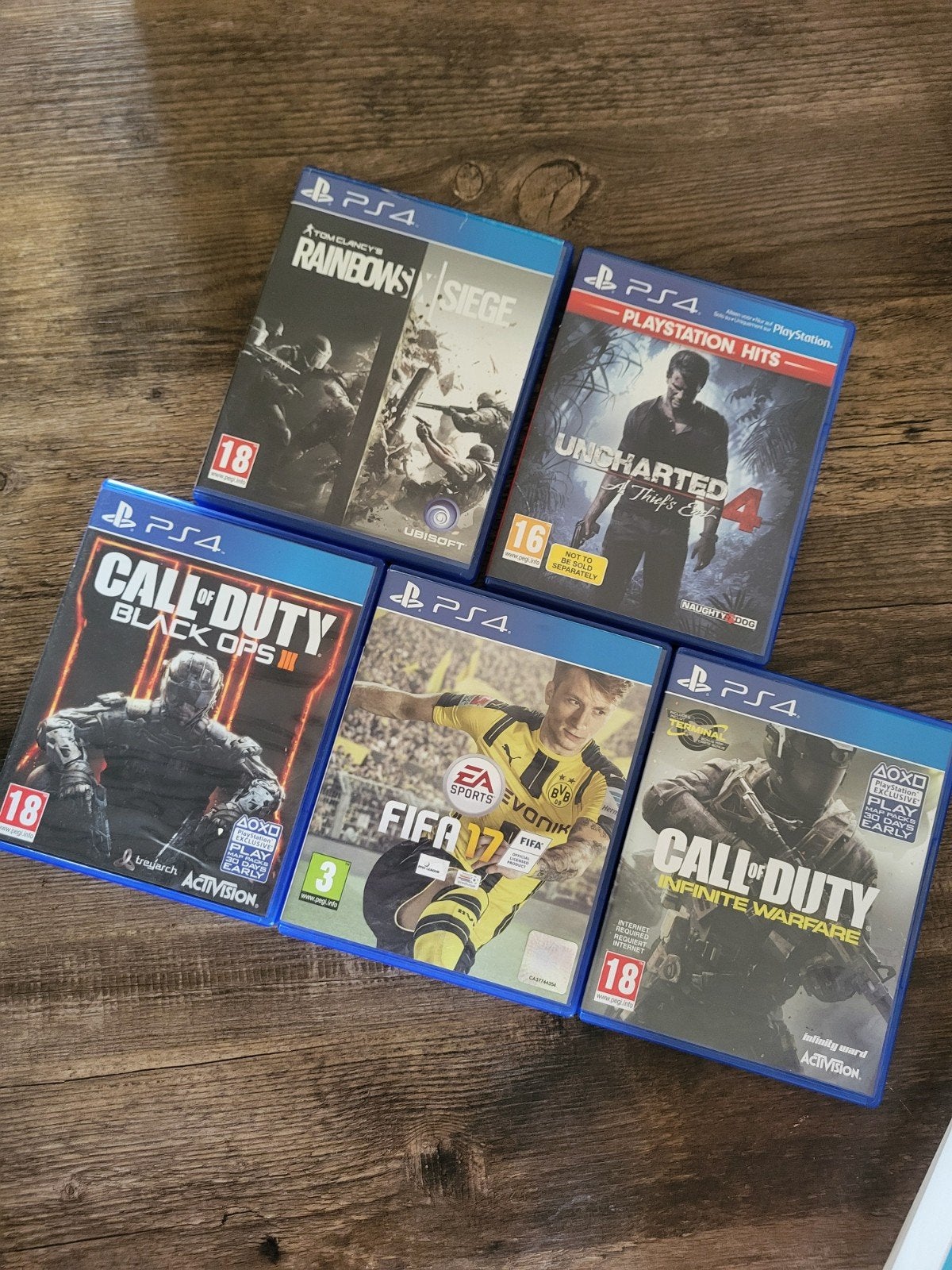 PS4 Games Bundel van 5 spellen, Spelcomputers en Games, Games | Sony PlayStation 4, 1 speler, Ophalen of Verzenden, Zo goed als nieuw