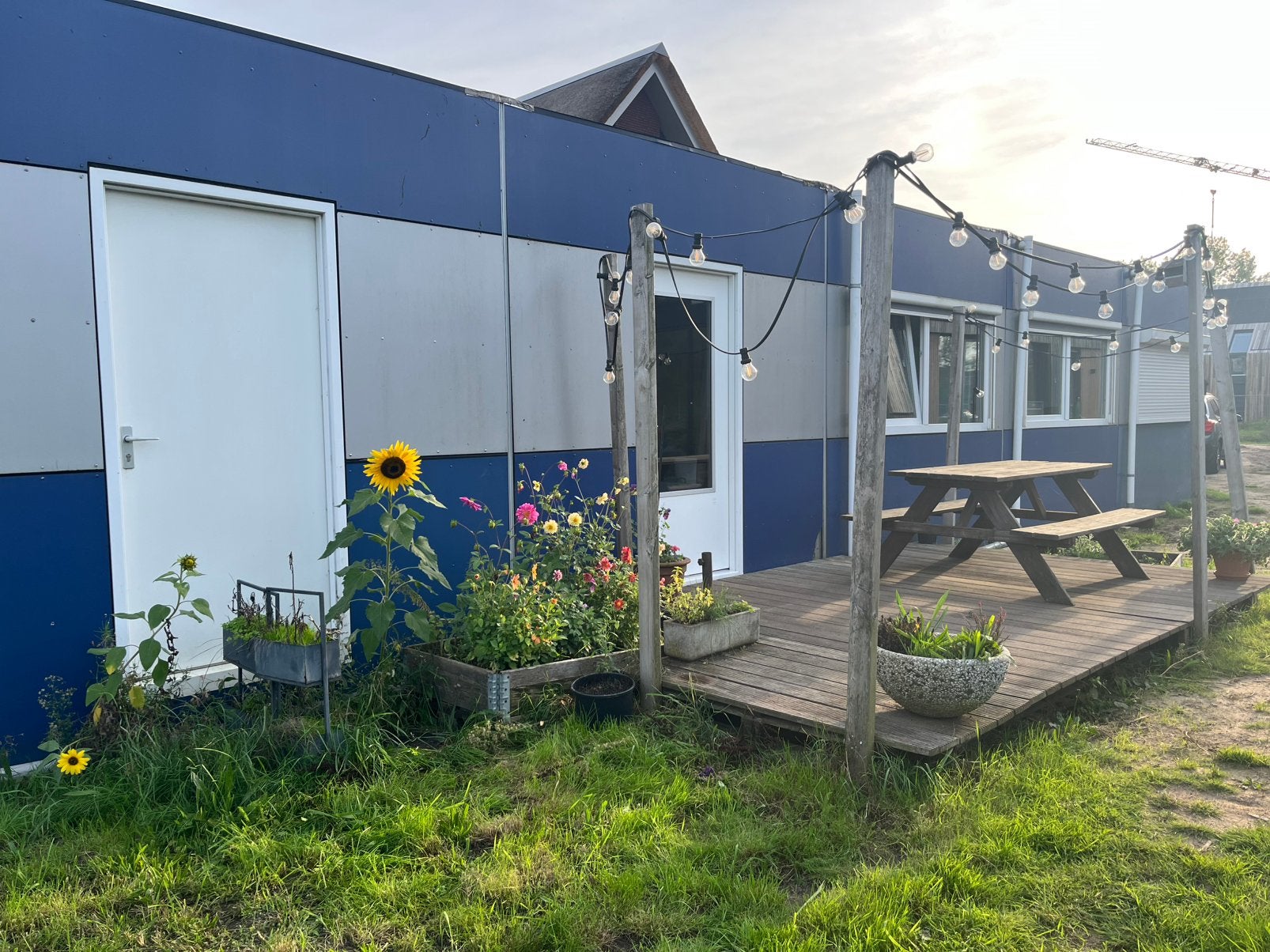 De Meeuw woonunit 90m2 met gratis opslagcontainer en terras, Ophalen, Gebruikt