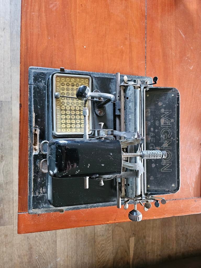 Mignon antieke typemachine, Ophalen of Verzenden