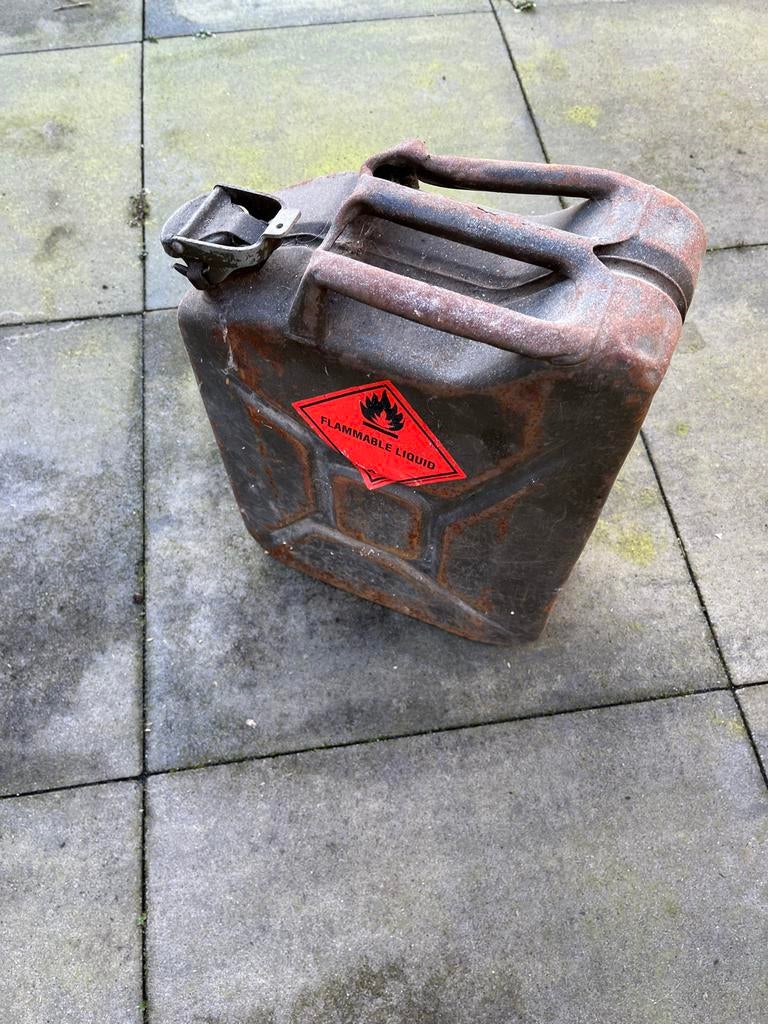 Vintage Jerrycan - Brandstofkan - 20 Liter, Ophalen of Verzenden