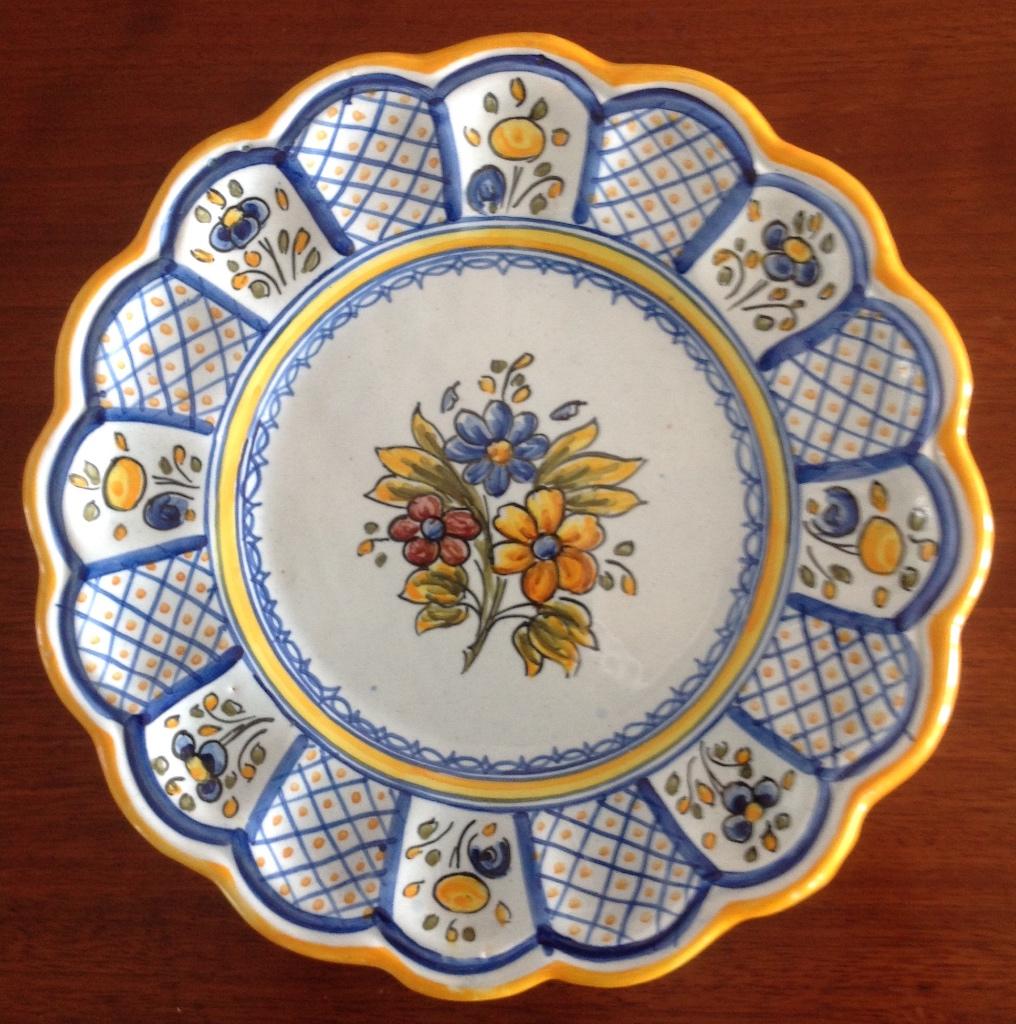 Vintage Wandboord Talavera de la Reina Spanje, Antiek en Kunst, Antiek | Keramiek en Aardewerk, Ophalen of Verzenden