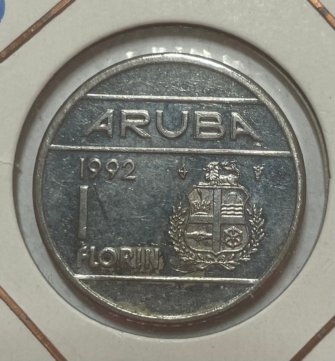 1 florin Aruba 1992, Ophalen of Verzenden, Koningin Beatrix, Euro's