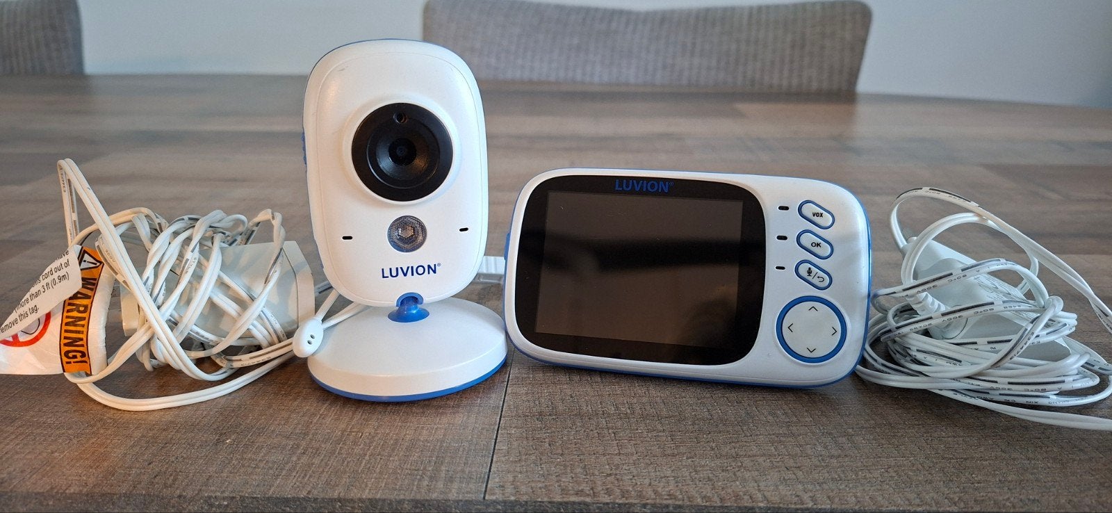 Luvion Platinum 3 babyfoon met camera & beeldscherm, Ophalen of Verzenden, Zo goed als nieuw, Camera