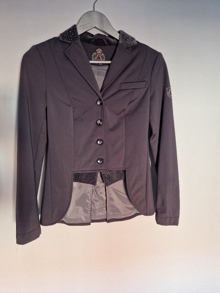 Grijs fairplay softshell wedstrijdjasje, Dieren en Toebehoren, Paardrijkleding, Dressuur, Ophalen of Verzenden, Zo goed als nieuw