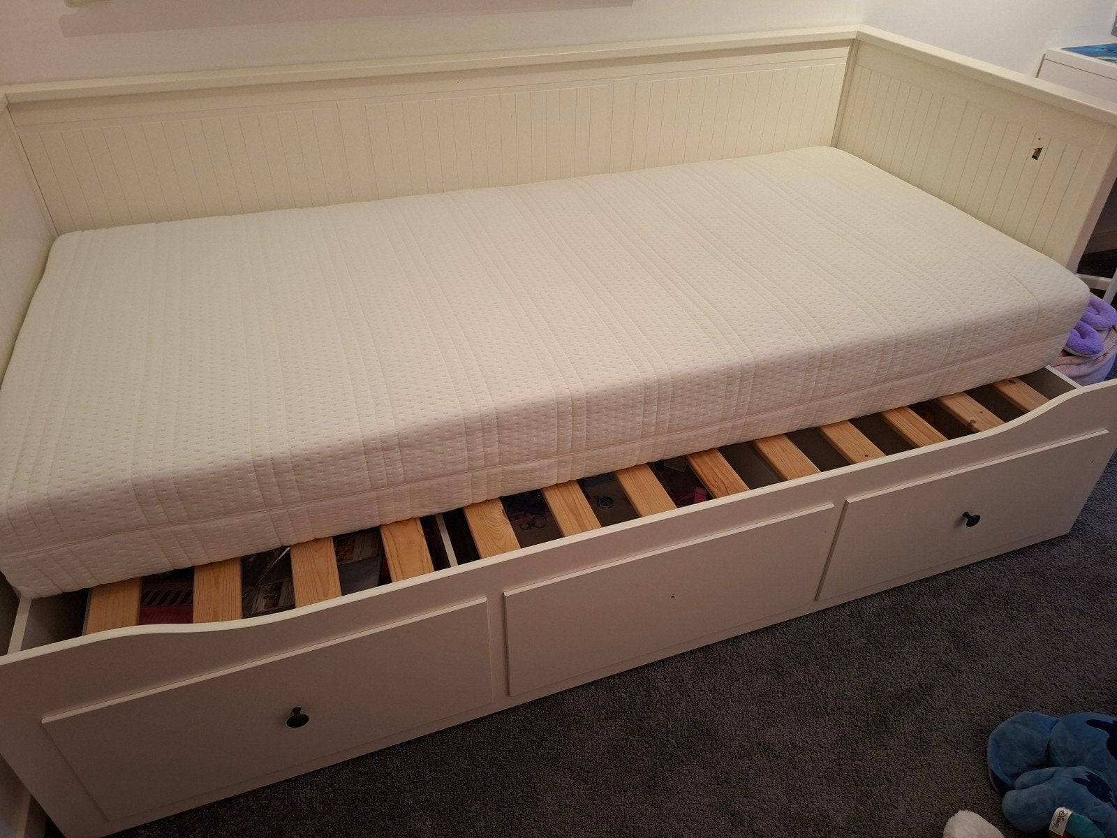 Gratis af te halen: Hemnes ikea bed, Kinderen en Baby's, Kinderkamer | Bedden, 85 tot 100 cm, Gebruikt, 180 cm of meer, Ophalen