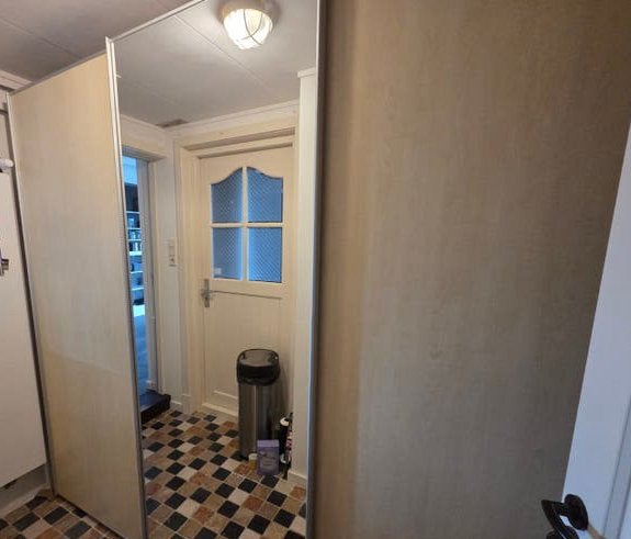 3 deursschuifdeurenkast 240 breed 220 met spiegeldeur, Huis en Inrichting, Kasten | Kledingkasten, Ophalen, Gebruikt, 200 cm of meer