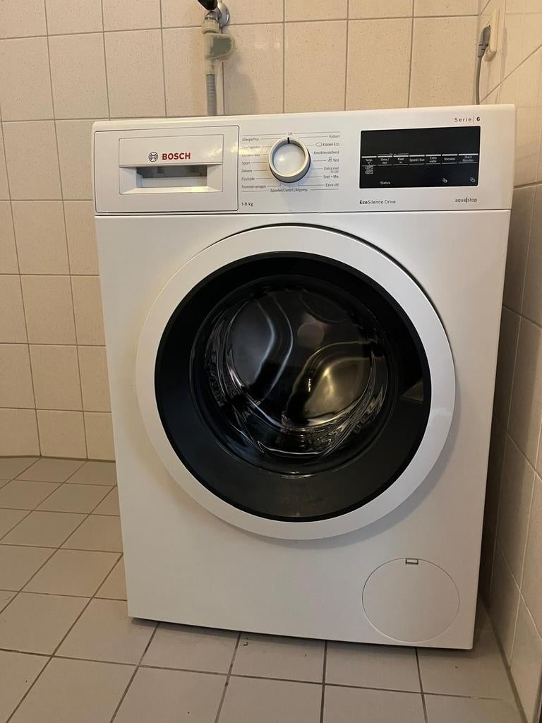Bosch Serie 6 EcoSilence Drive Wasmachine, Ophalen, 1200 tot 1600 toeren, 8 tot 10 kg, Zo goed als nieuw