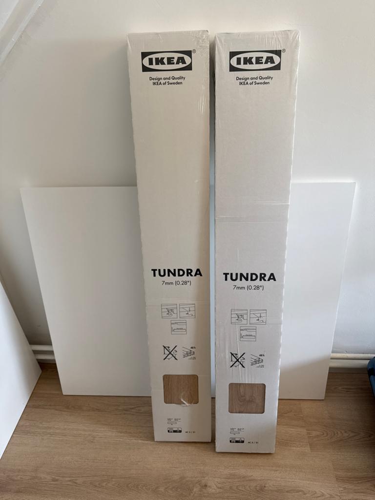 2 pakken IKEA Tundra laminaat 904.175.32, Ophalen, 50 tot 150 cm, Nieuw, Minder dan 5 m²