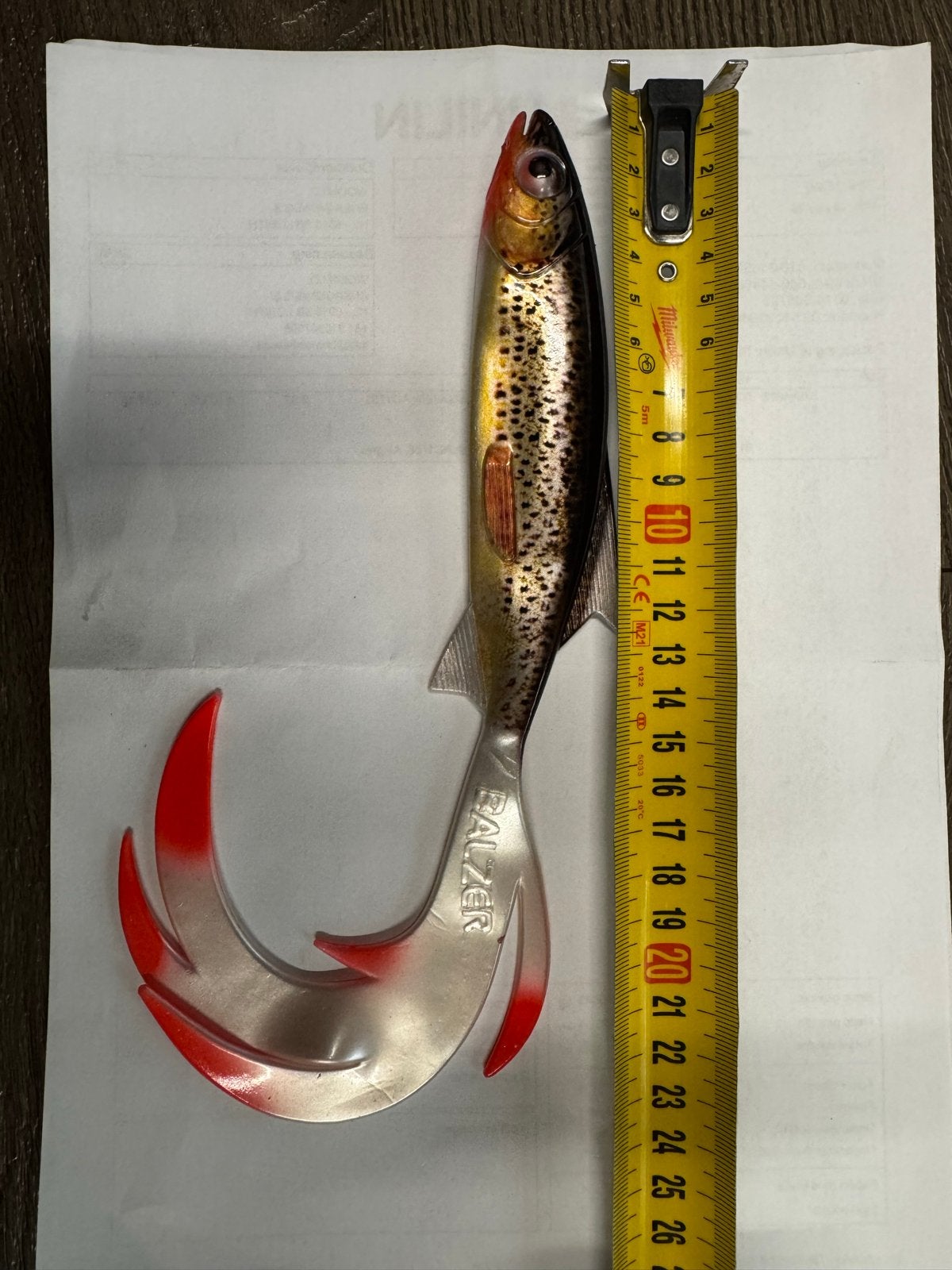 Balzer kunstaas, 24 cm beekforel, Watersport en Boten, Ophalen of Verzenden, Nieuw