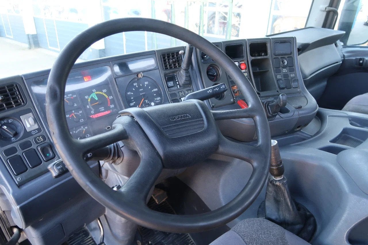 Scania 124c 420 8X4/ MANUAL/ RETARDER/ MEILLER-KIPPER/ STEEL, Achterwielaandrijving, Bedrijf, 420 pk, Te koop