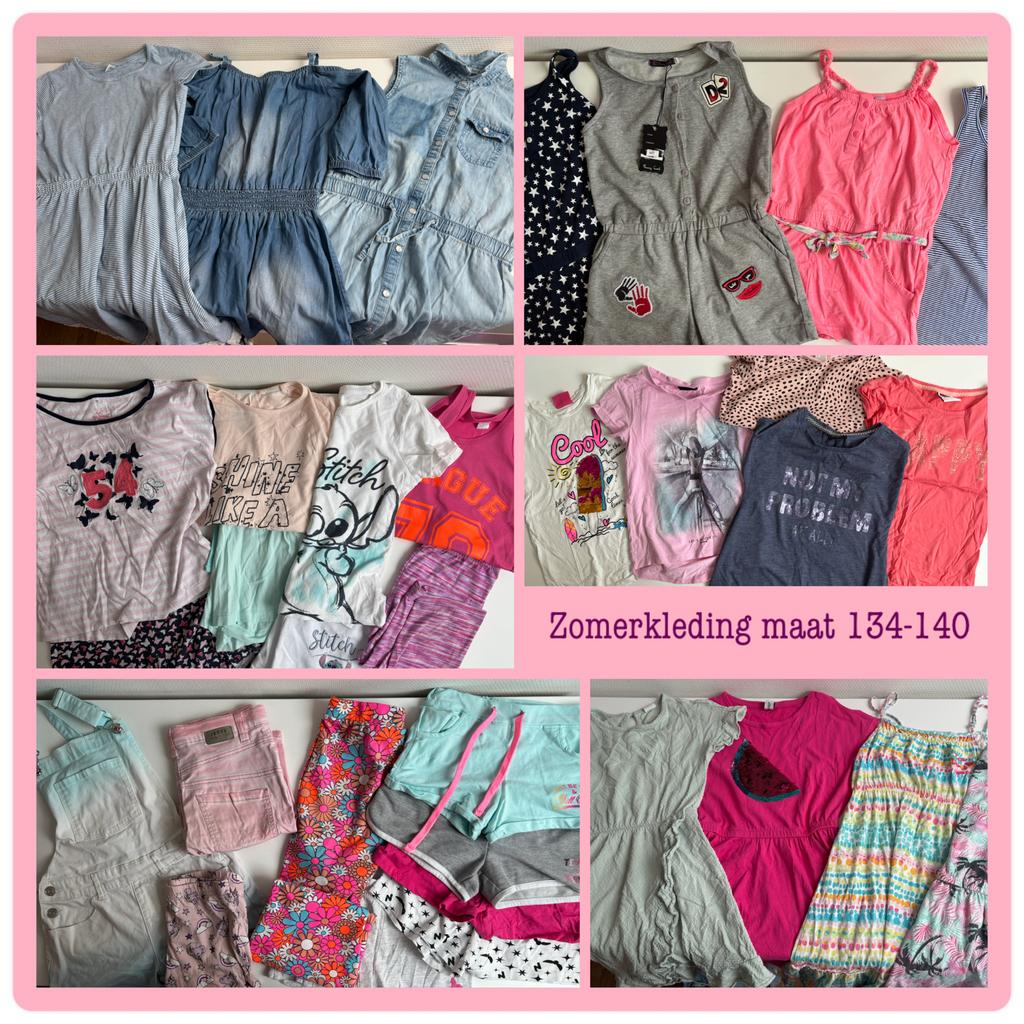 Zomerkleding pakket meisje maat 134-140, Ophalen of Verzenden, Gebruikt, Maat 134
